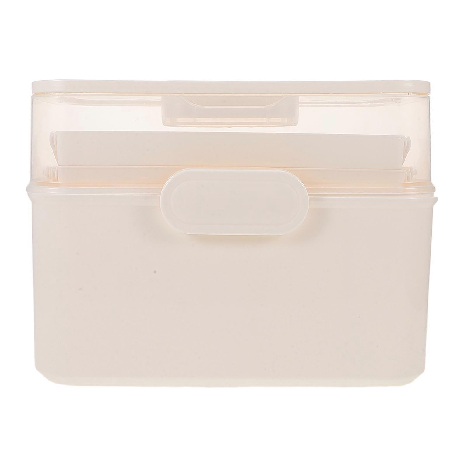 Portable Plastic Dividing Organizer for 2Pcs Multipurpose 3 Layer Storage