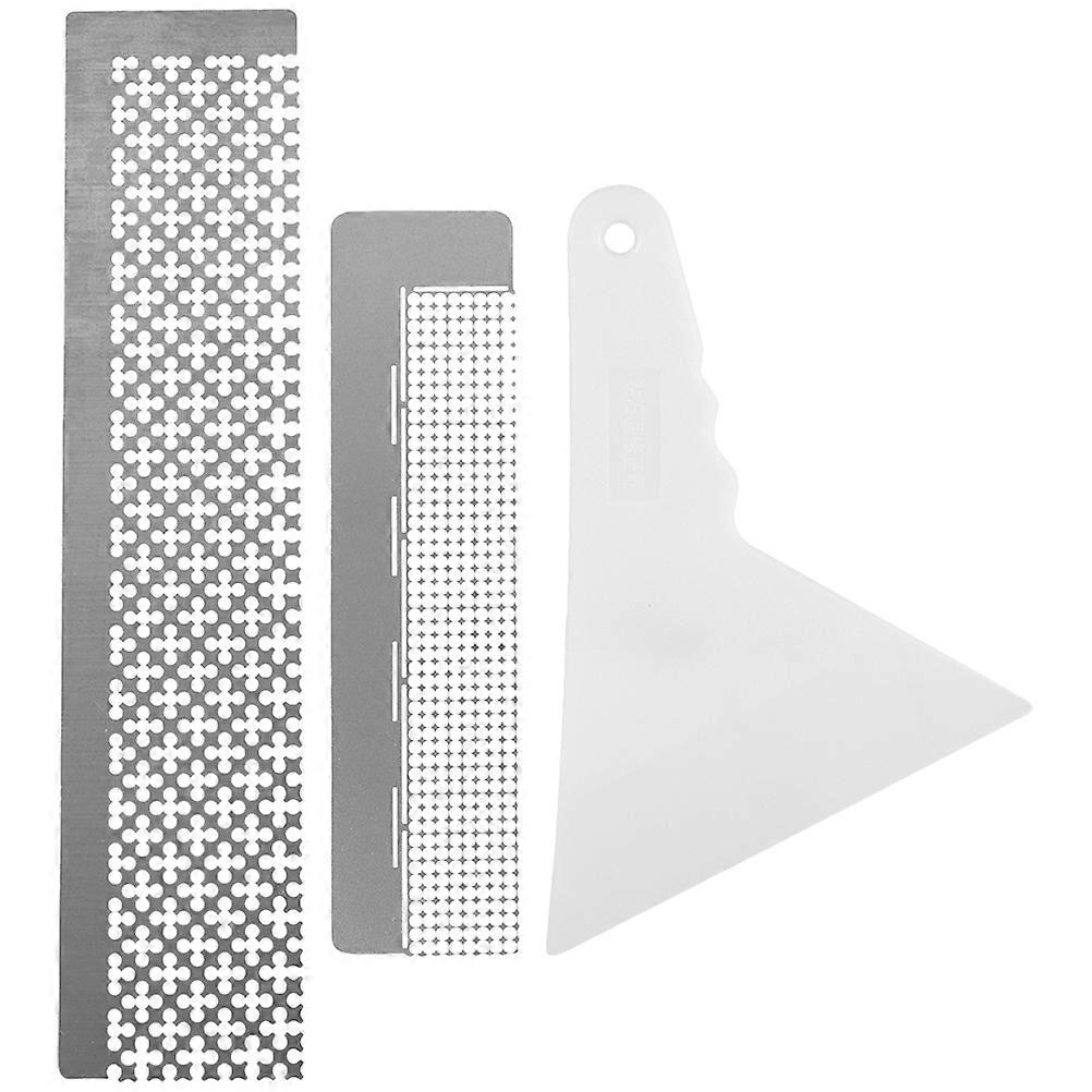 4 Sets Of Durable Diamond Picture Rulers For Family And Friends In Silver Color Measuring 22.50X5.00X0.10CM Ideal For Accurate Measurement