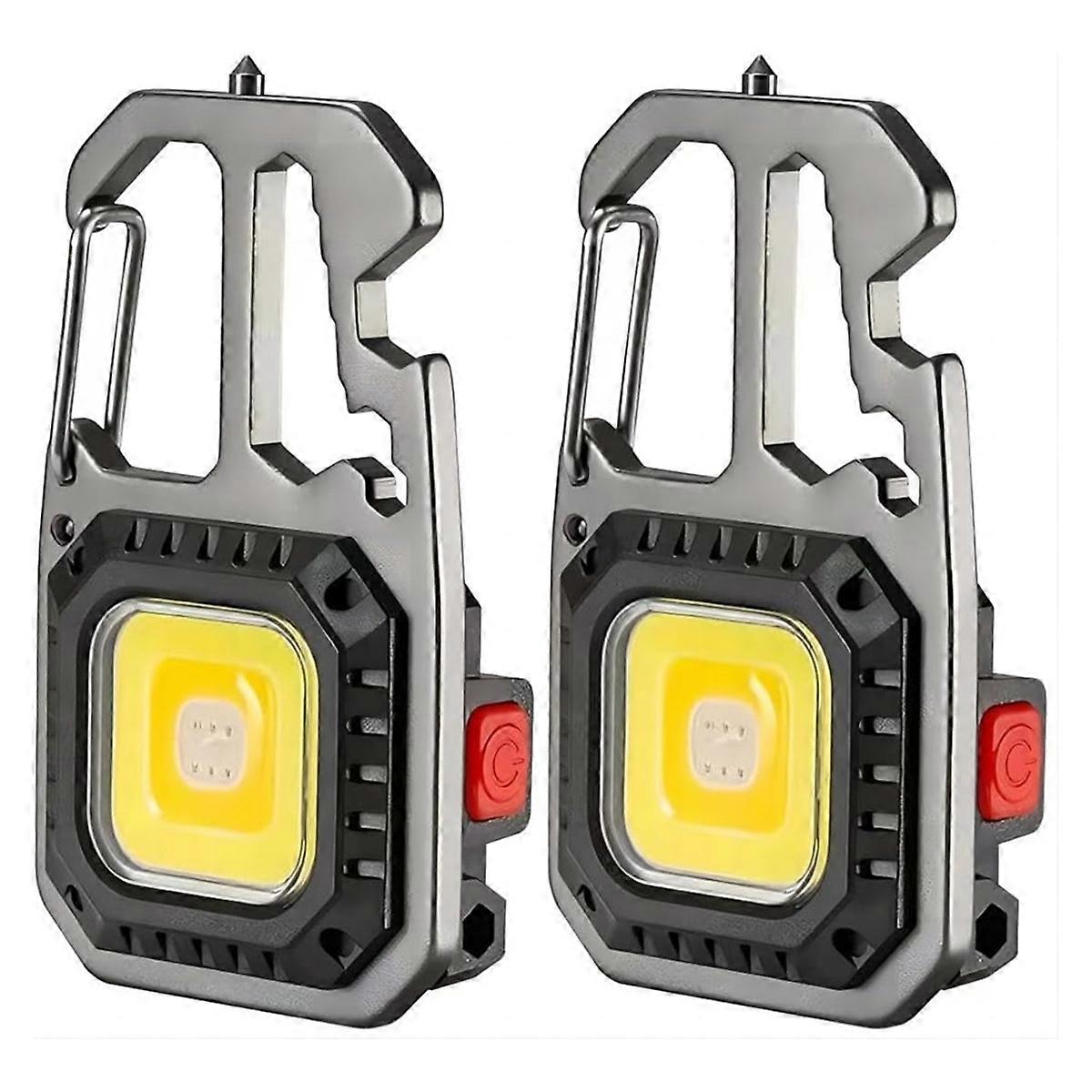 Keychain Working Rechargeable Flashlight, for Camping