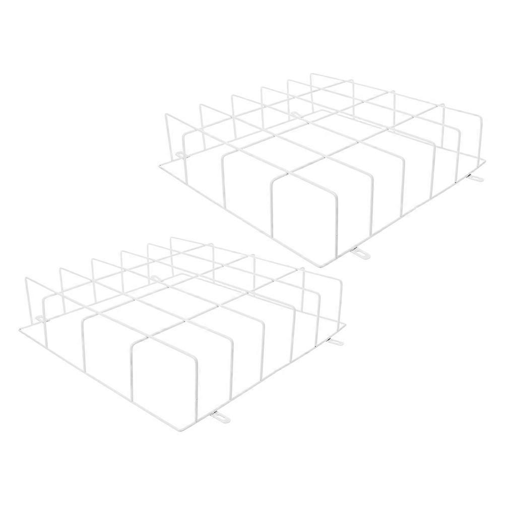 Exit Sign Protective Cage Iron Wire Cover for Protection 6Pcs White