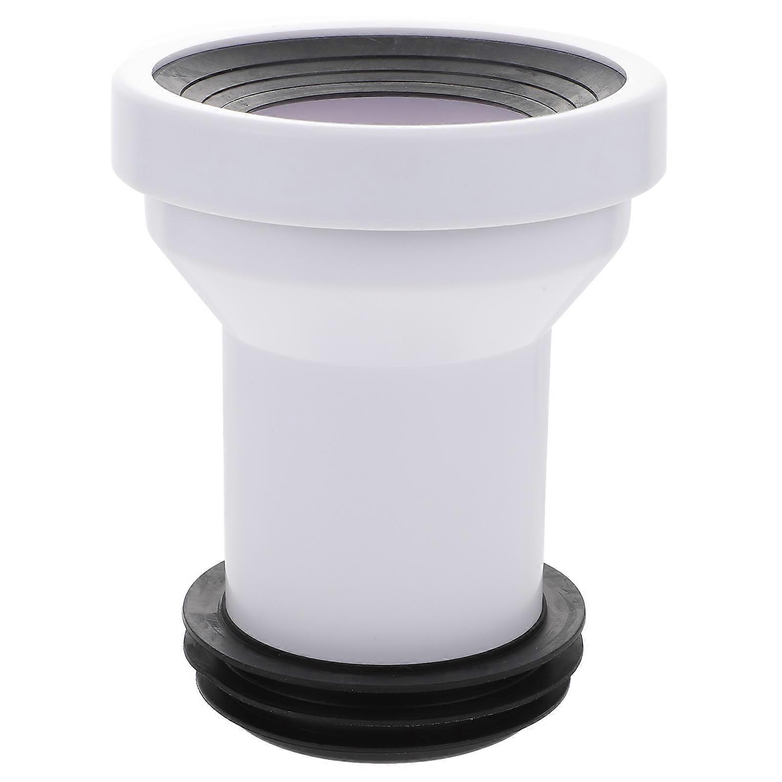 Toilet Straight Extension Pipe Prevent Leakage 3Pcs Pipe Set