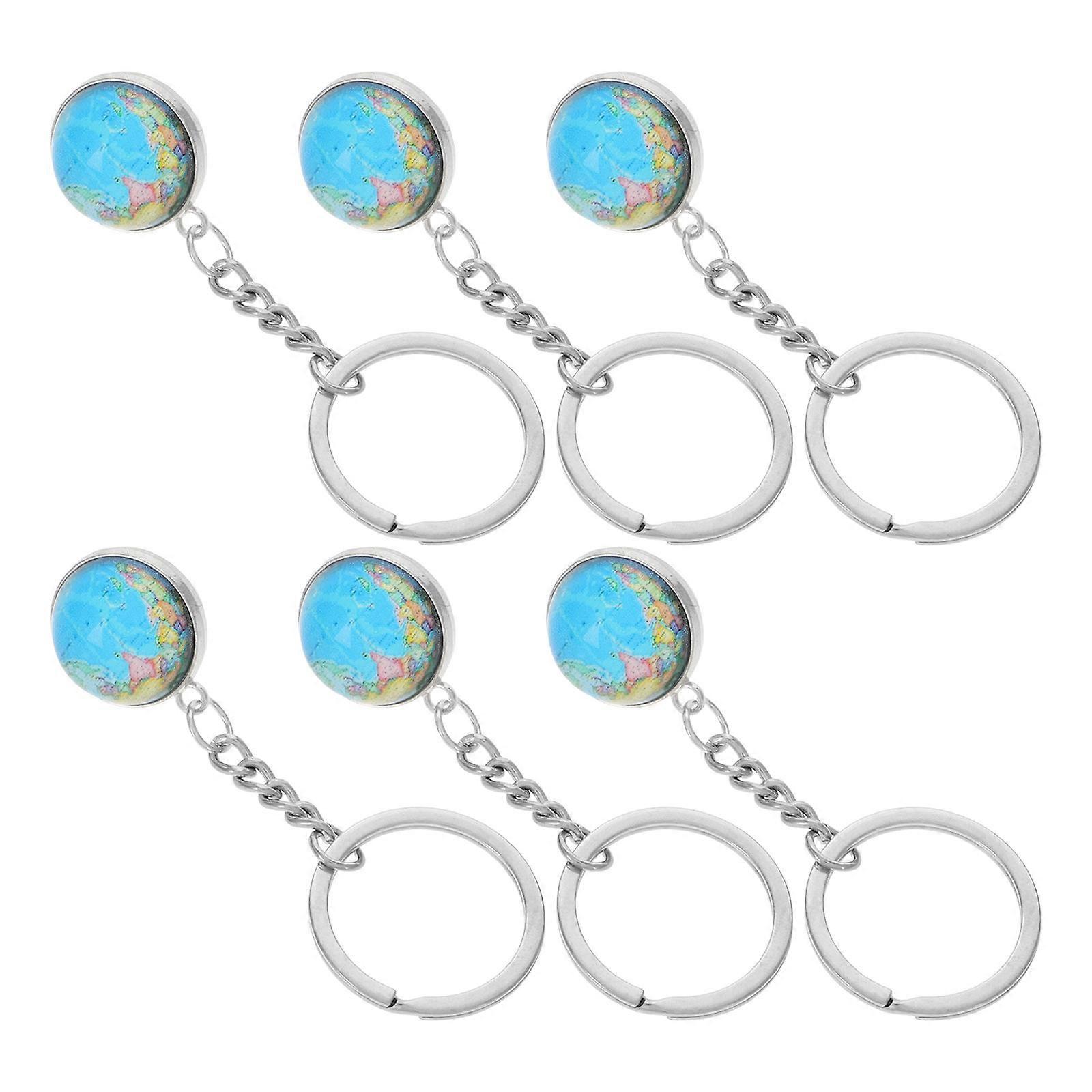 Globe Keychain 18Pcs Pack for Decoration and Pendant Function