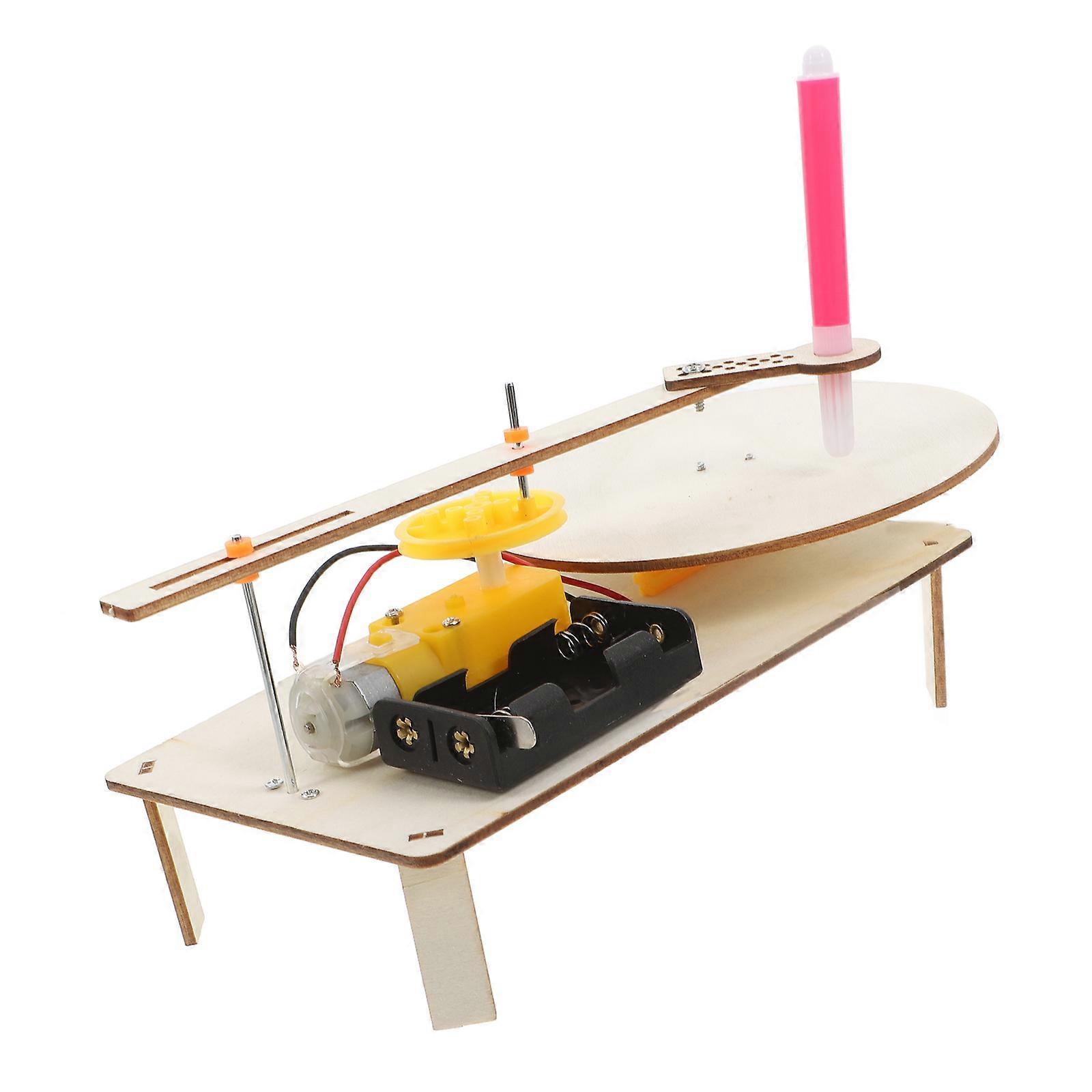 Physics Experiment Toy for Kids DIY Assembled Electric Plotter 3Pcs