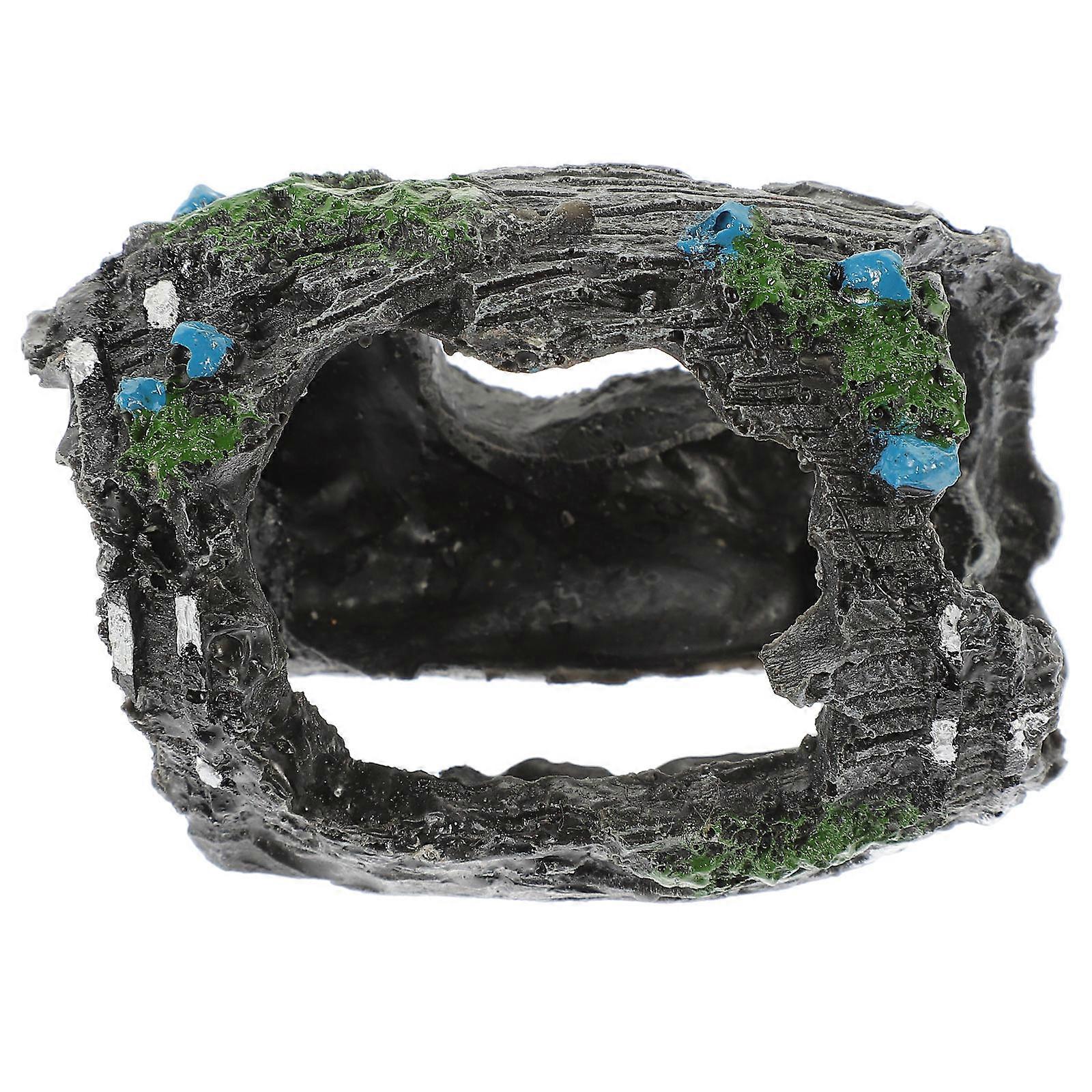 Delicate Aquarium Decor Creative Hidden Cave for 5Pcs Fish Tank Display