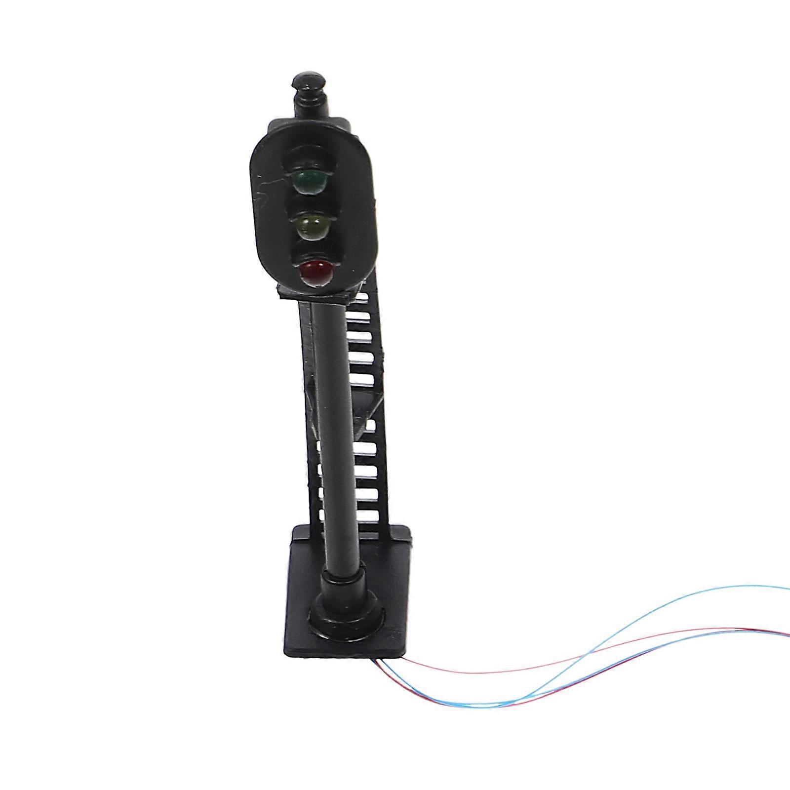 Traffic Light Model For Train Models 2.5X6.5CM Signal Adornment 5Pcs