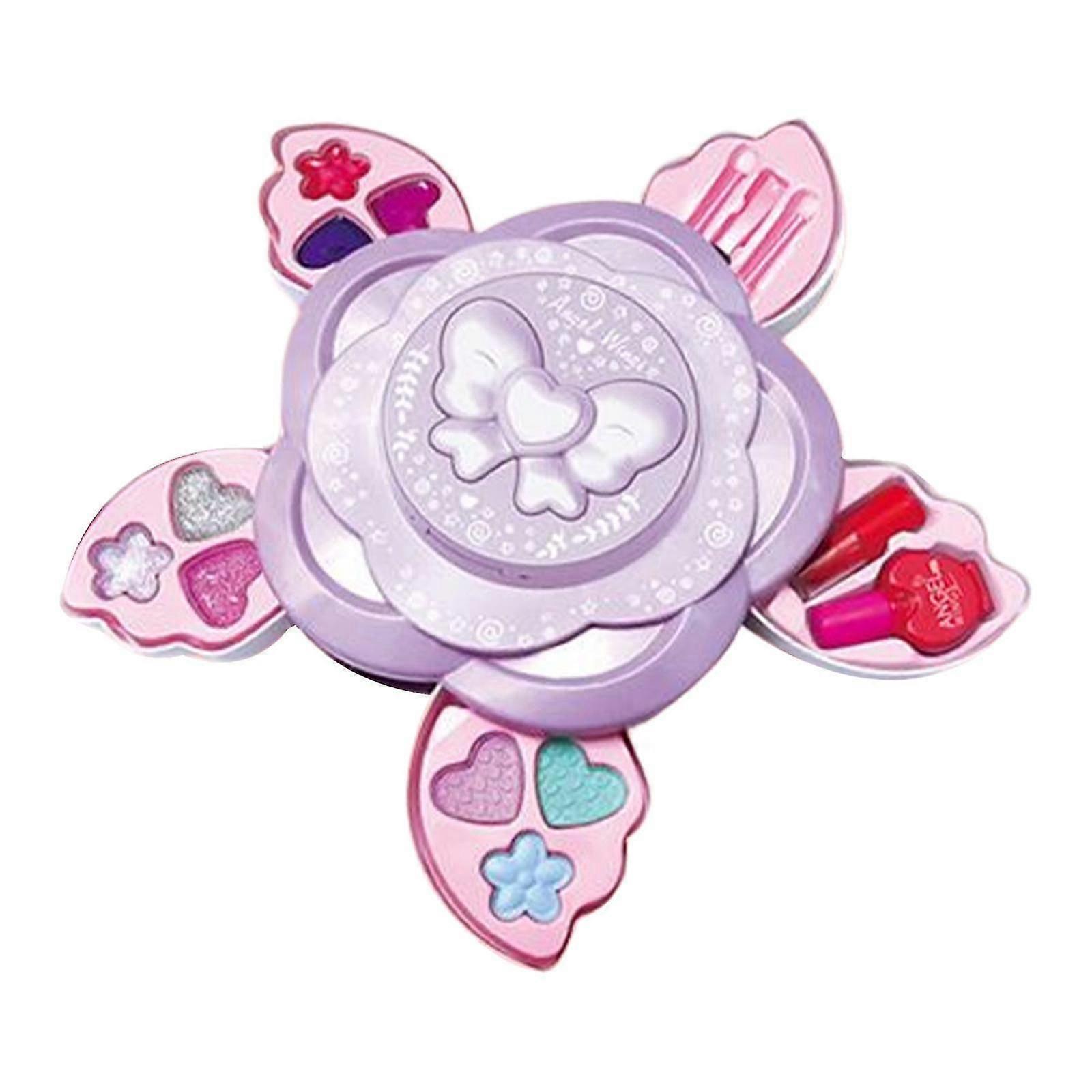 Makeup Toy Set with Makeup Box Cosmetics Make up toy set for Kids Home Halloween L two layer