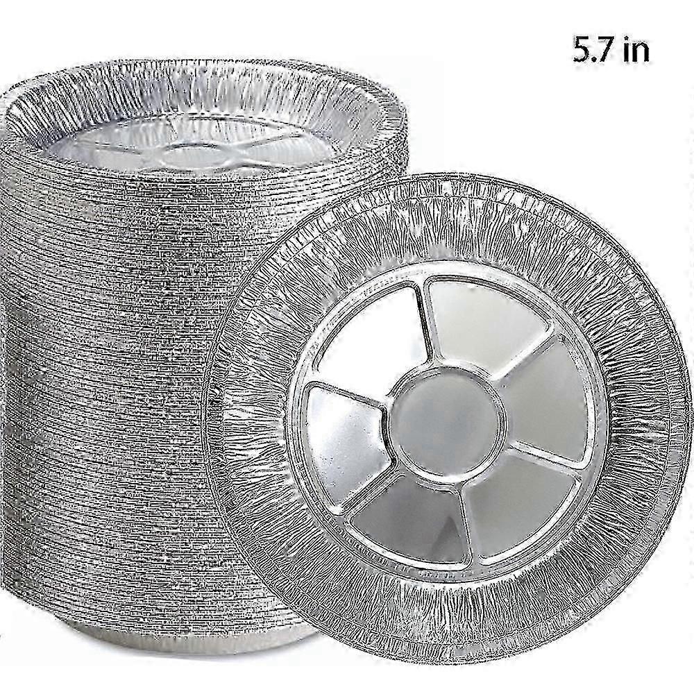 60pcs Foil Pie Pan Heavy Duty Standardgröße zum Backen und Servieren