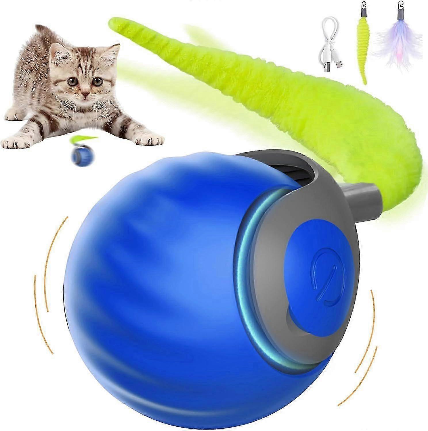 2025 Newest interactive cat toys for indoor cats, automatic fast moving cat toy