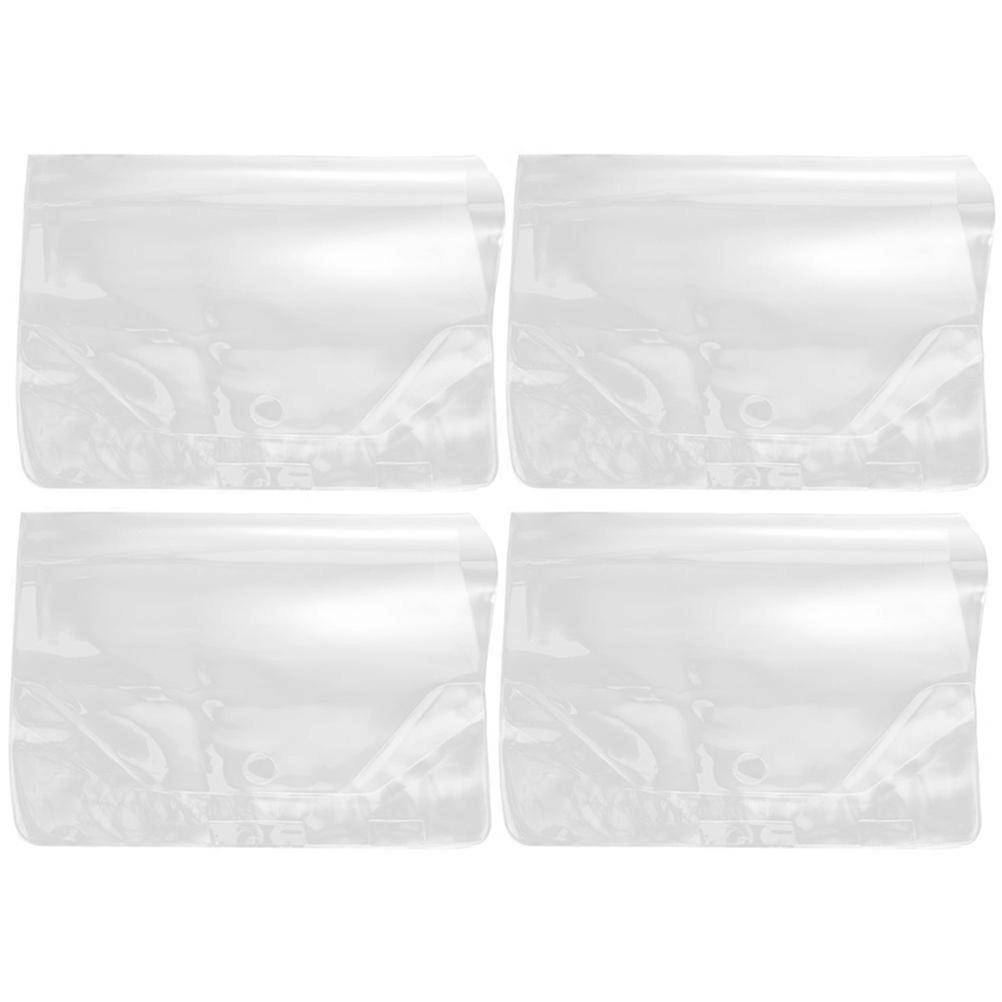 Transparent PVC Book Cover for Protection Use 4Pcs A5 Clear Book Protector