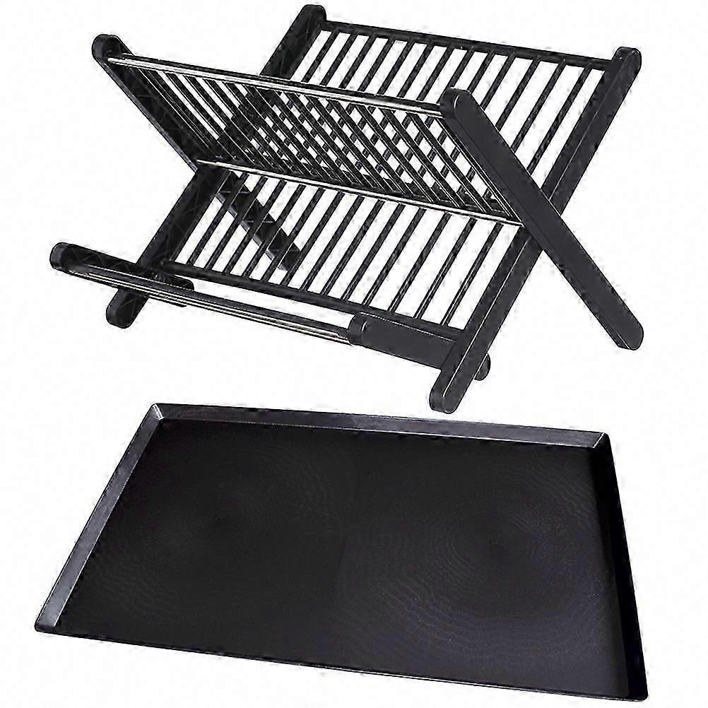 Efficient Folding Dish Drainer Rack for Easy Kitchen Needs