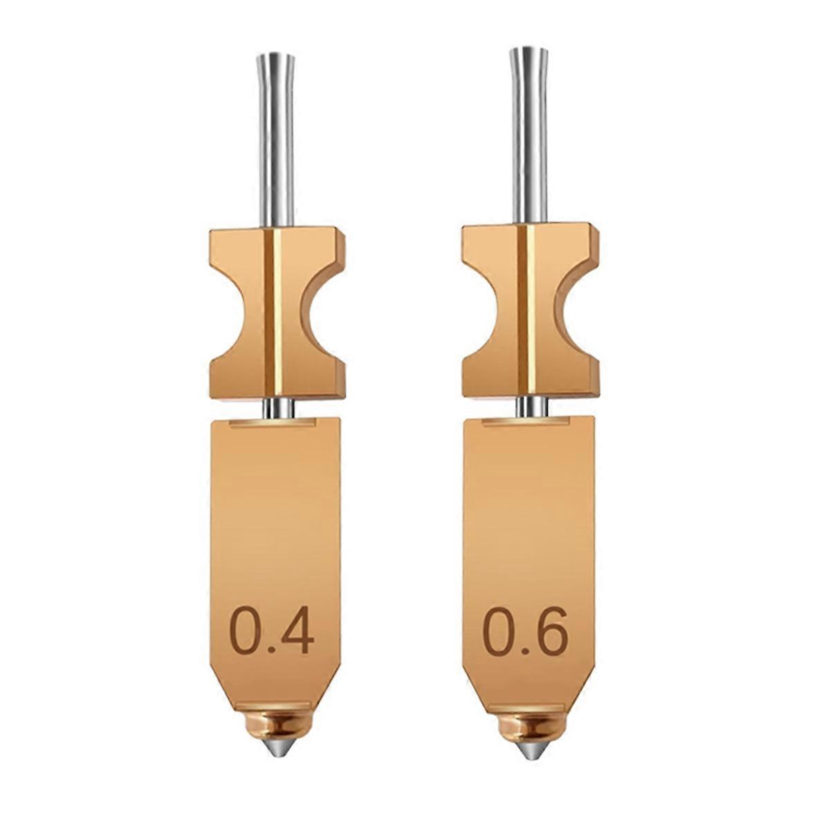 For AD5X Hot End Kit 0.4mm+0.6mm Quick Release Nozzle