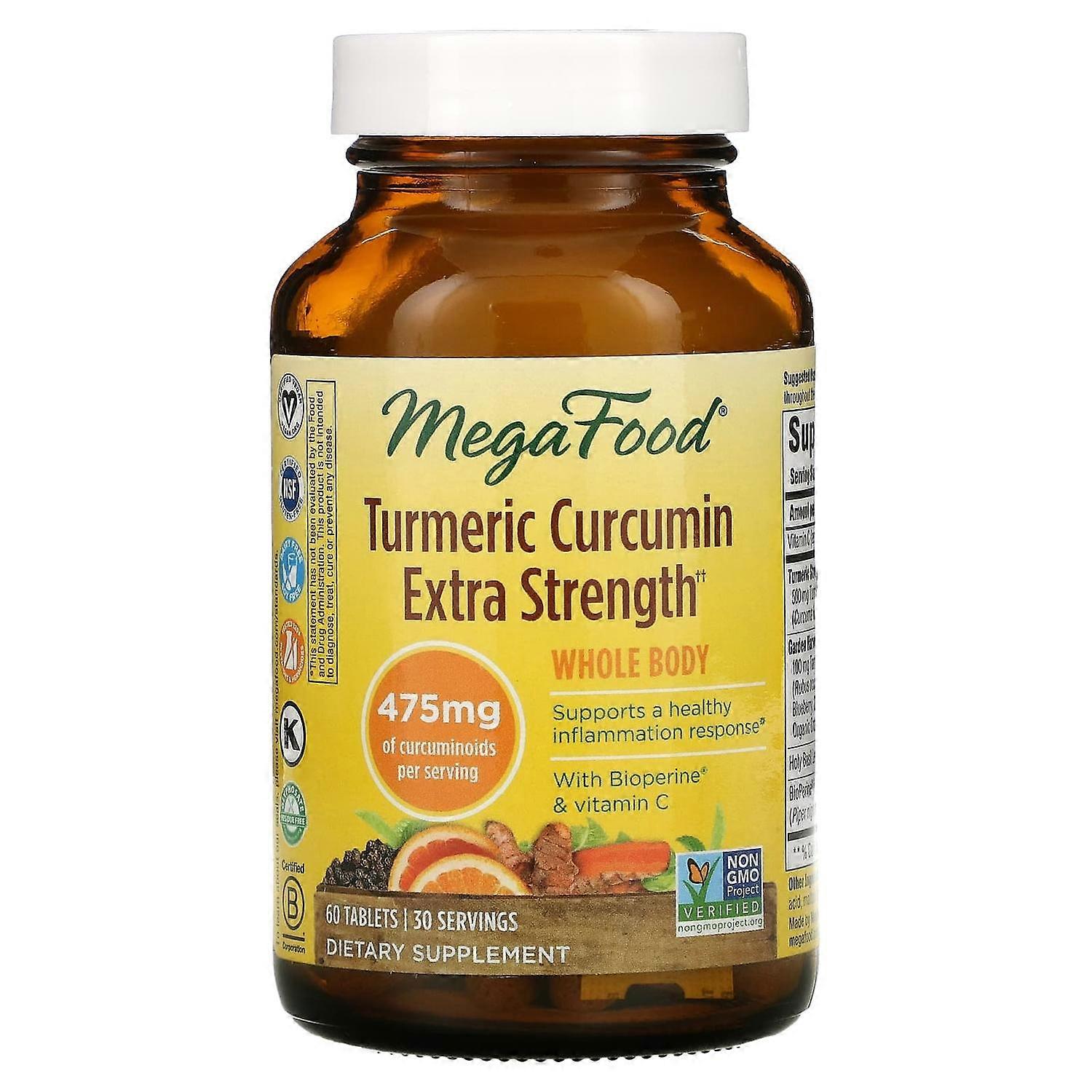 MegaFood, Turmeric Curcumin, Joint, 60 Tablets