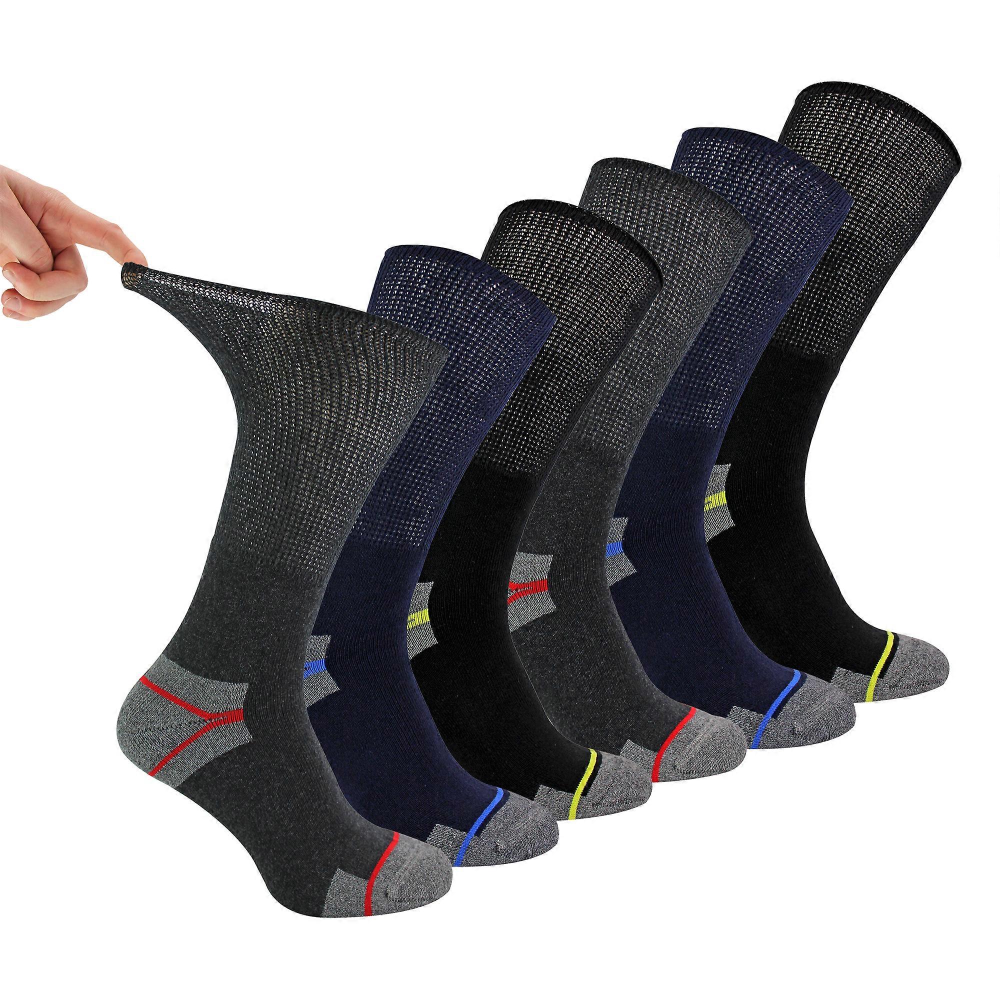 Dr.Socks - Multipack Mens Breathable Diabetic Work Socks