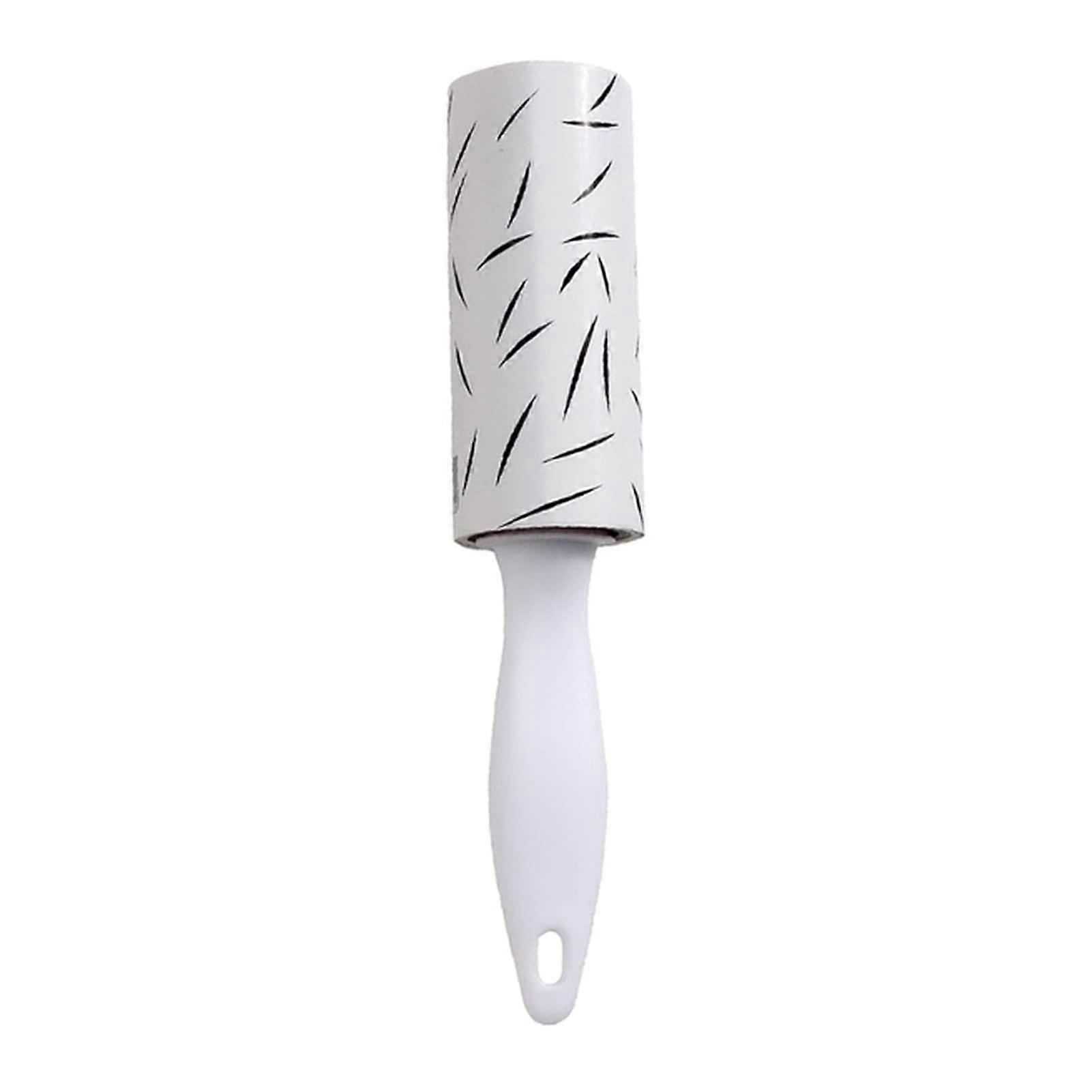 Tearable Clothes Drum Sticking Device Lint Roller For Clothes Dust Paper Roll White 30 Tear Hair Removal