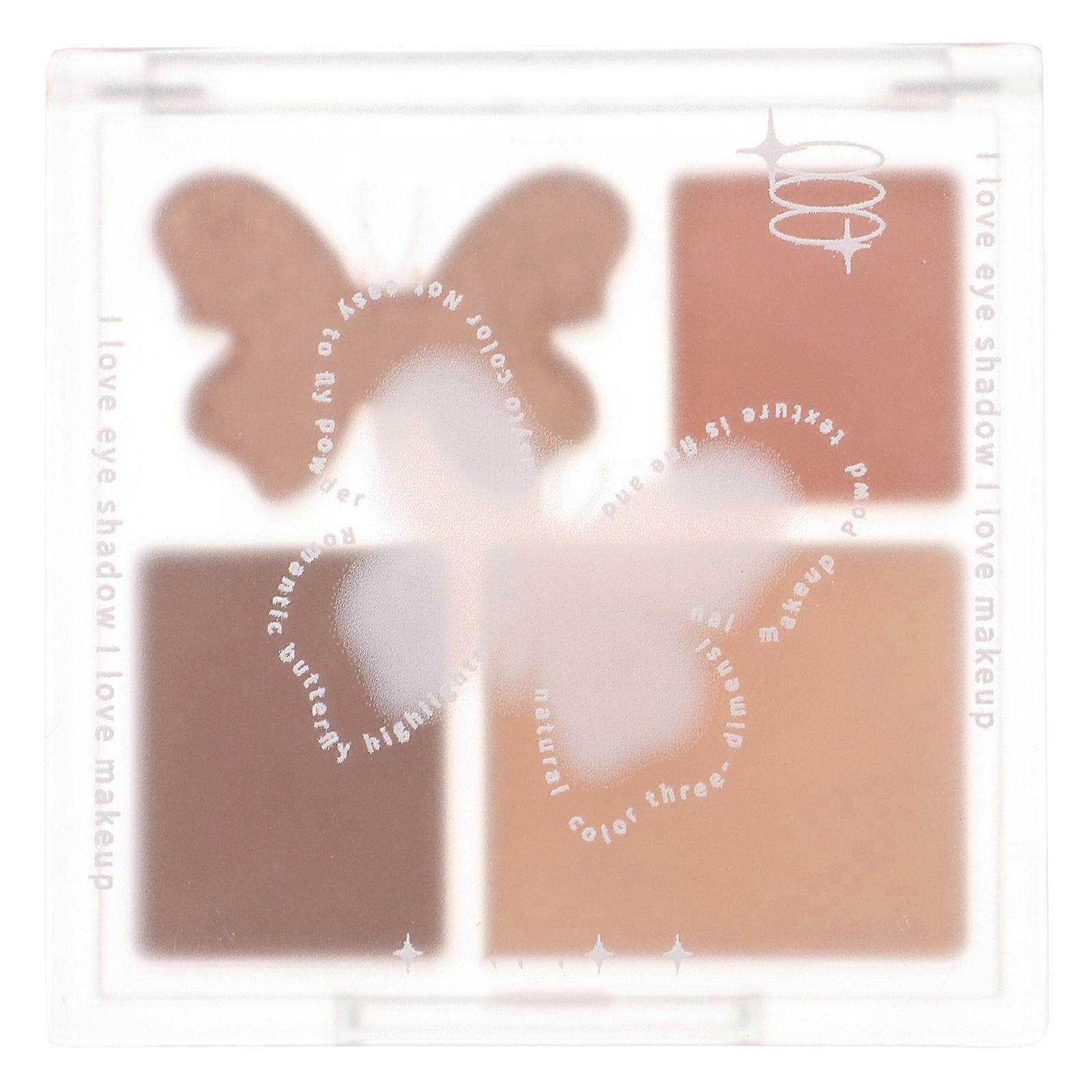 Brown Eyeshadow for Makeup Palette with 5Pcs Eye Shadow Plate Multi Color