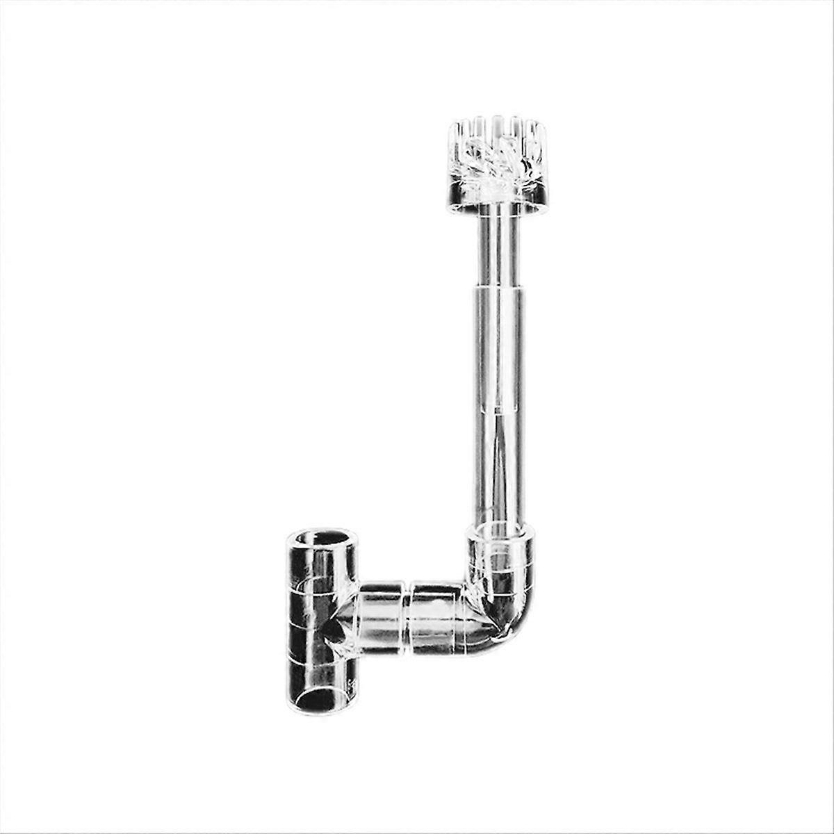 Clear Aquarium Skimmer Pipe Spins Inflow Outflow 16mm