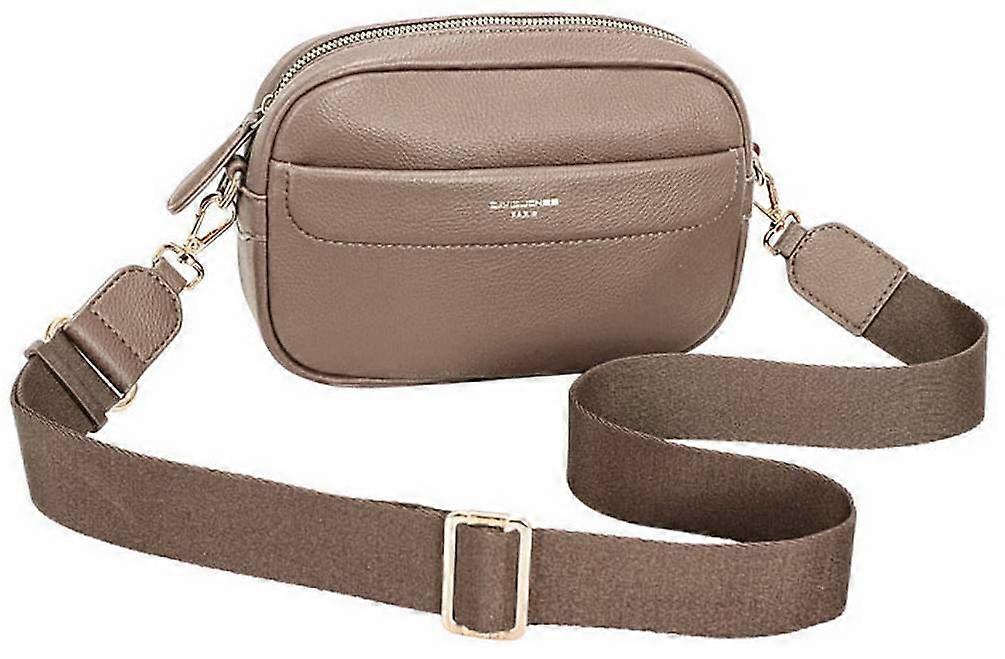 David Jones Small Camera Bag - Fungi Brown