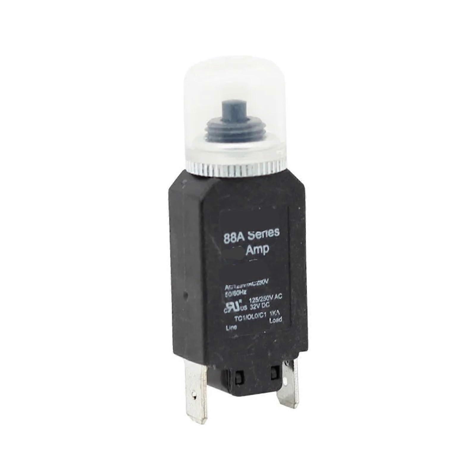 18A Circuit Breaker Thermal Protection Switch For Motors, Overload Protector, Single Pole Motor Protector