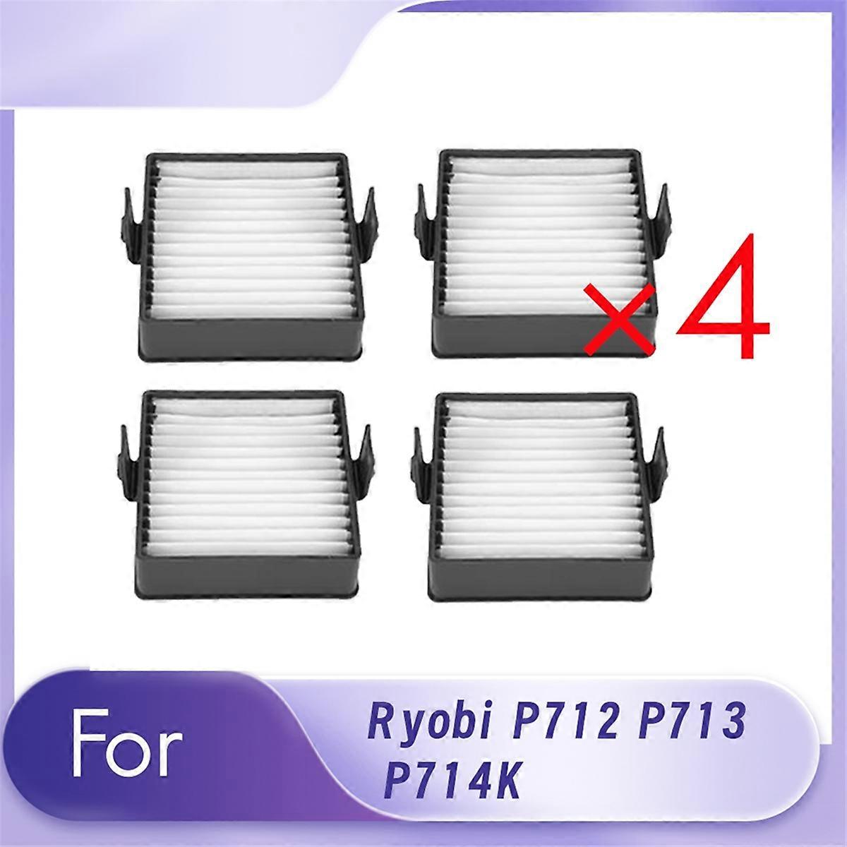 4 Pcs Cleaner Filter for Ryobi Sweeping Robot Accessories