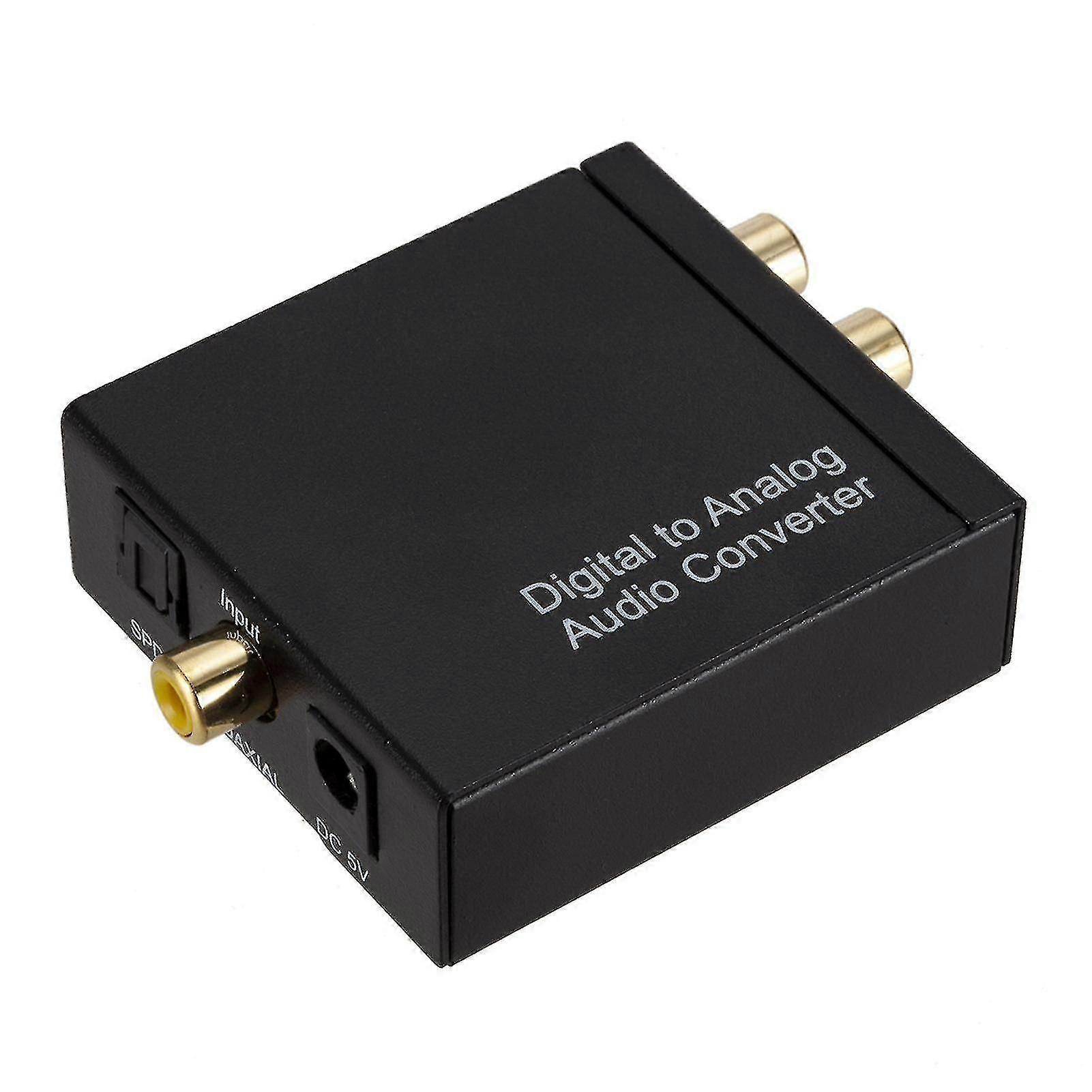 Digital To Analog Audio Converter Convenience Stereo Audio Adapter For Home Cinema