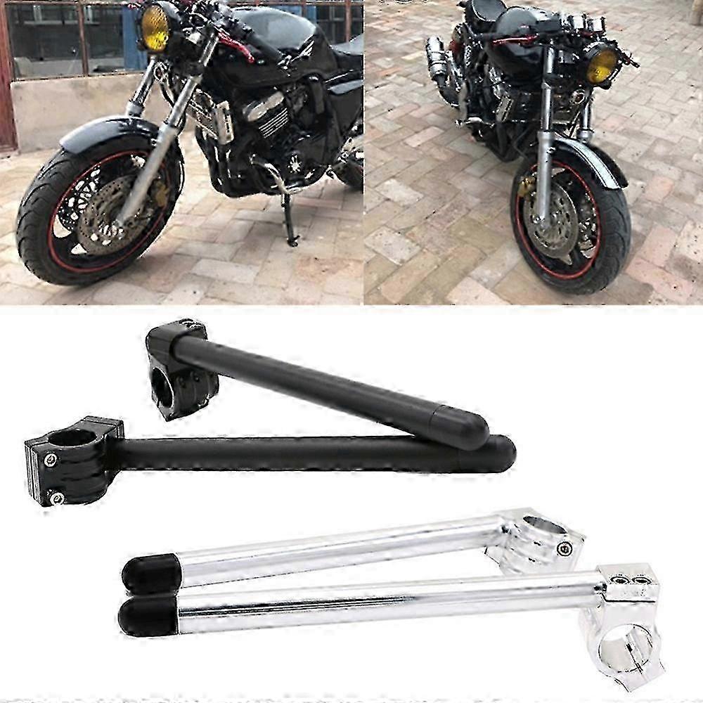 2Pcs/Set Motorcycle Handlebar Racing Adjustable CNC 31/32/33/35/37/39/41/50/51mm Clip On Ons Fork Handlebars Handle Bar #280958