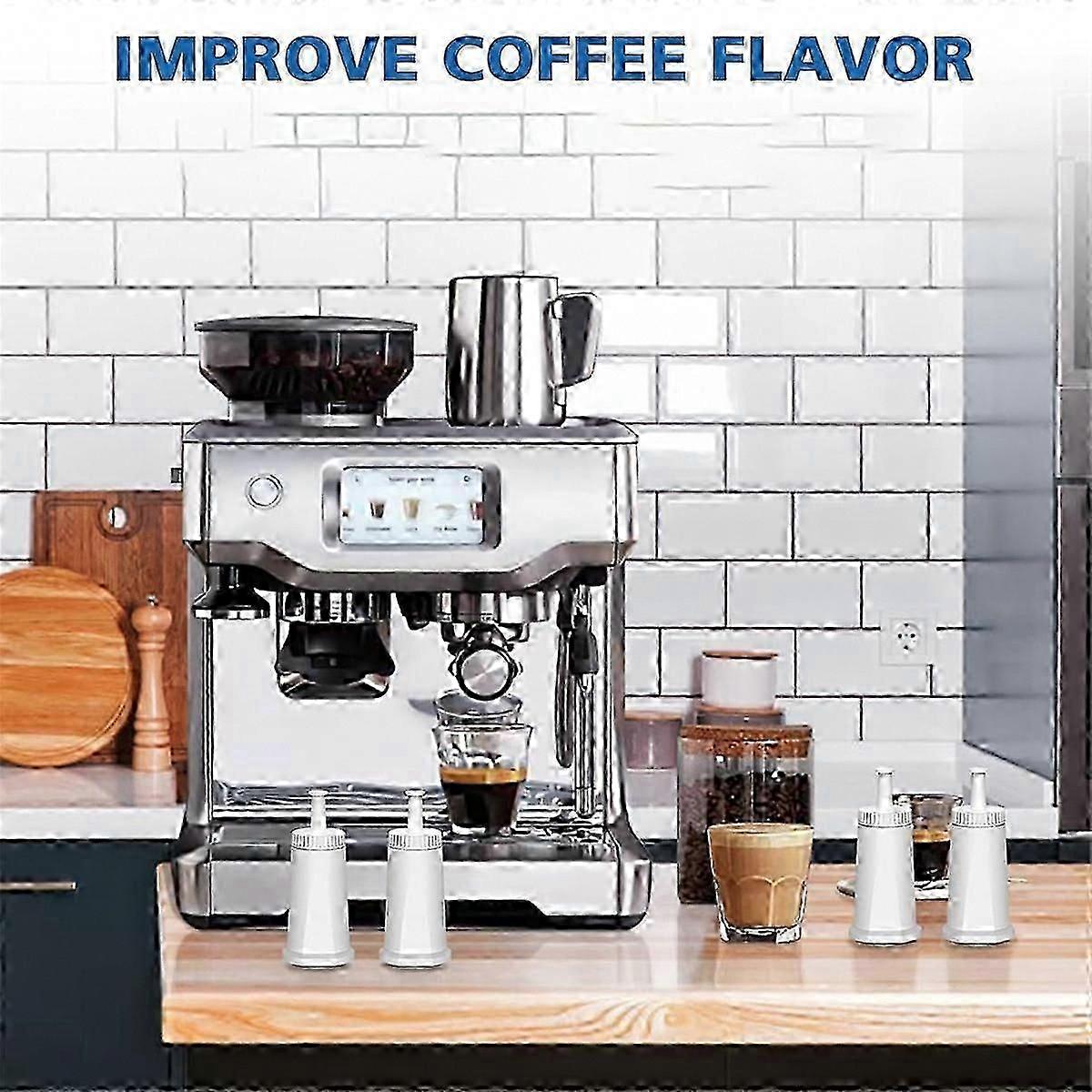 6PCS Water Filter for Sage 990 BES008 Coffee Machine Replacement Cartridges