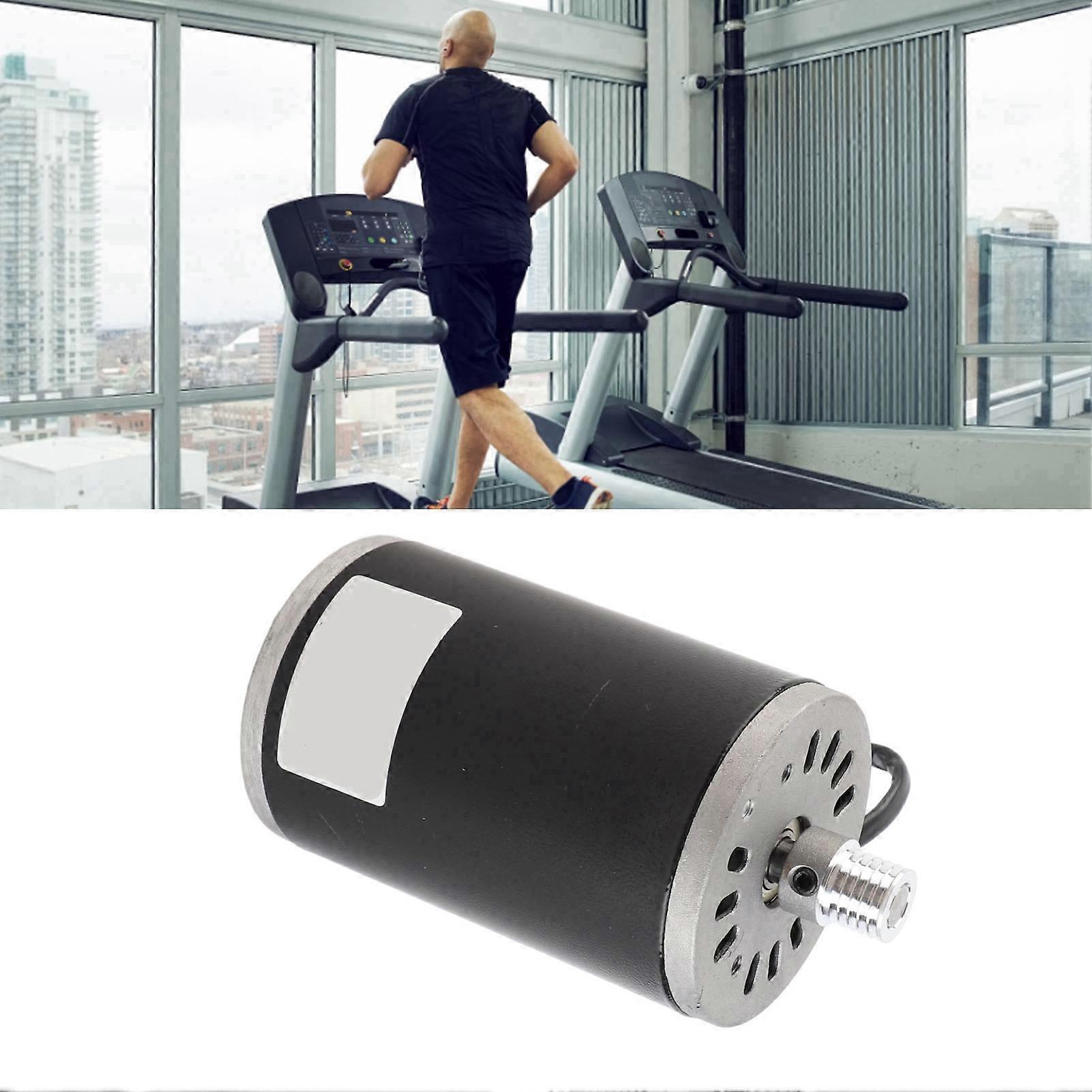 Treadmill Drive Motor 180V 200W Metal Treadmill Brush DC Motor Part with All Copper Coil for Replacement 