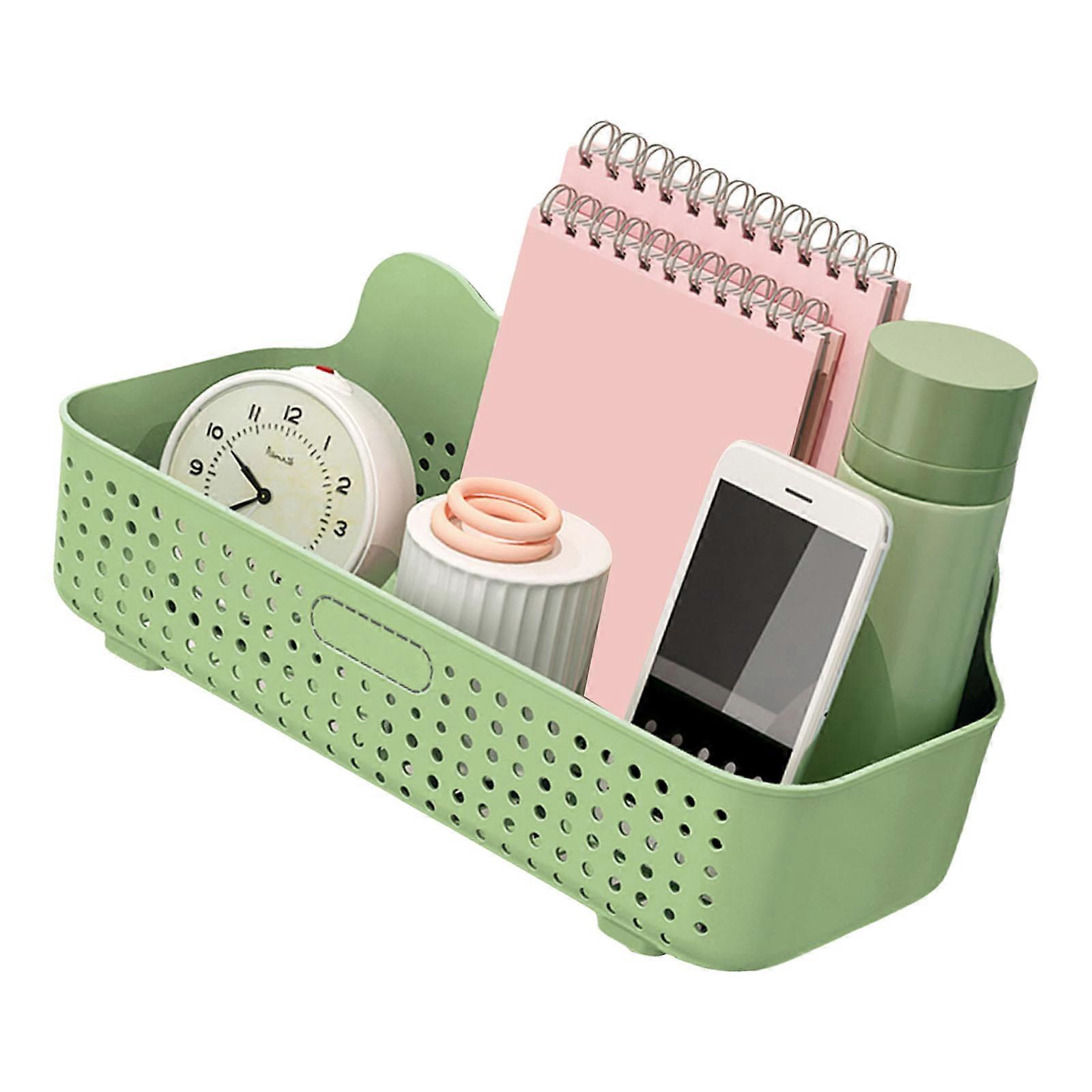 Wall Mounted Shelf Plastic Organizer Easy Installation Kitchen Storage Rack Space Efficient Bathroom Accessories Holder  M