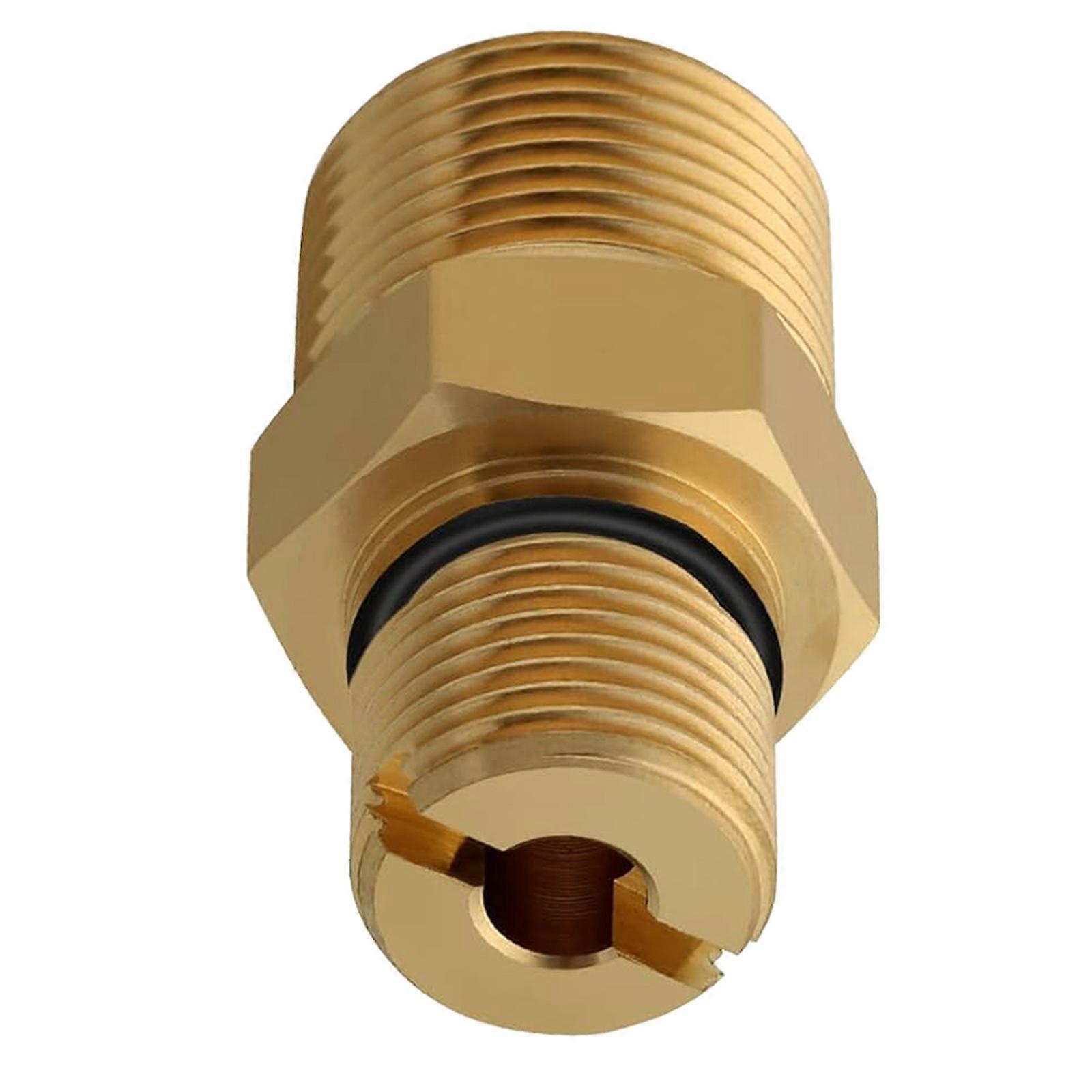 Universal M 22 Threaded Quickly Connect Hose Adapter Brass Construction Suitable for Multiple Pressure Washer Pump Models Multicolor