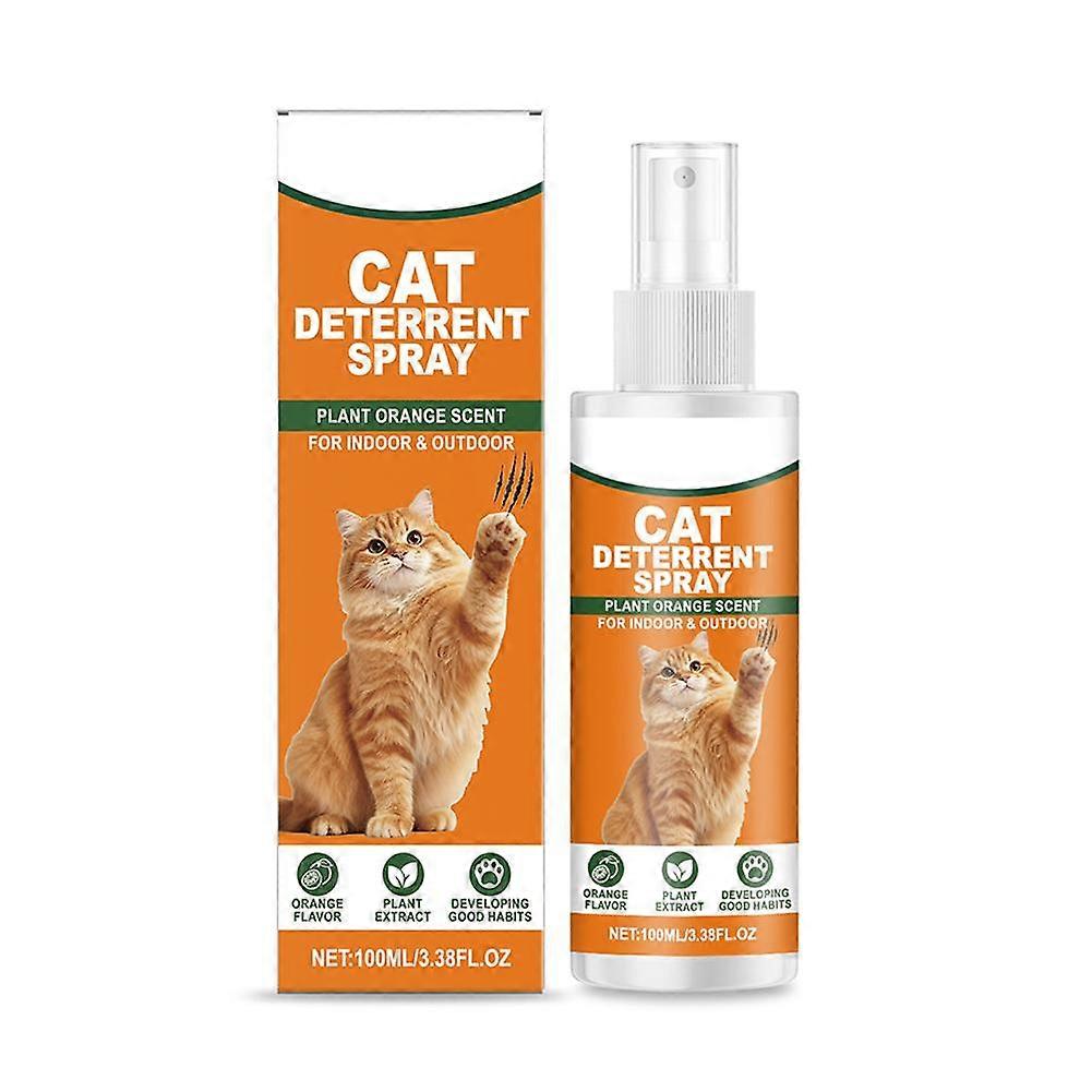 100ml Cat Repellent Spray with Oxymatrine Effective Scratch Deterrent for Furniture Carpets and Plants