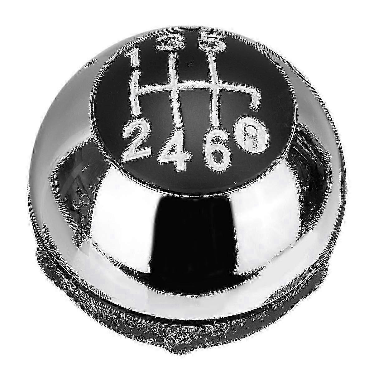 Λεβιές ταχυτήτων 6 ταχυτήτων για Fiat 500 2012-2018 - Φωτεινό ασημί ανταλλακτικό μοχλό