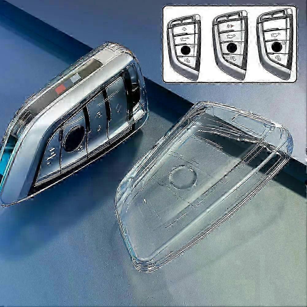 TPU Transparent Car Key Case Holder Shell Fob Remote Key Protector Bag For F20 G20 G30 X1 G05 X6 X7 Car Accessories MXP