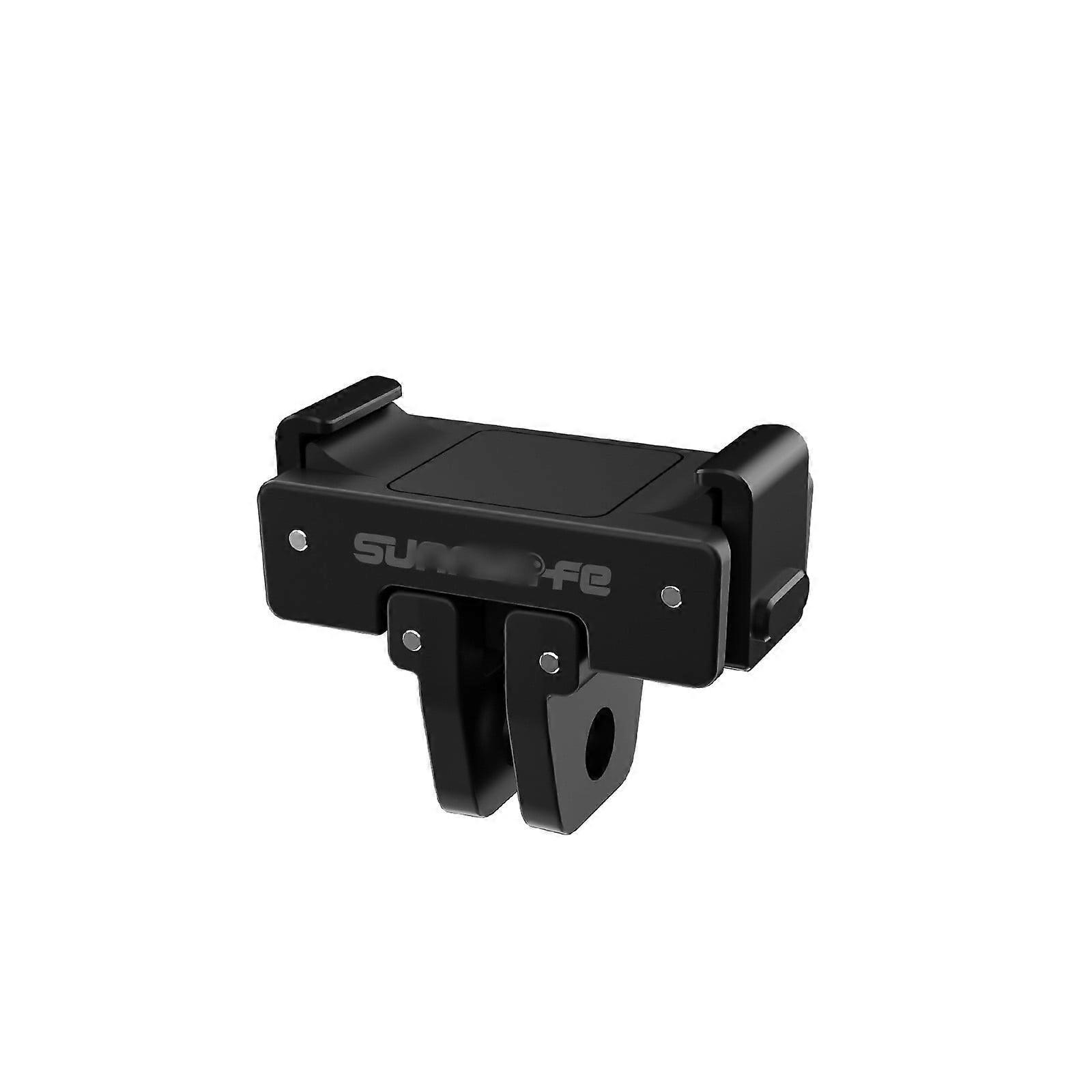 Foldable Quick Release Adapter Mount for DJI OSMO POCKET 3, with 1/4" Screw Port & Two-Jaw Interface, Compatible with Expansion Accessories