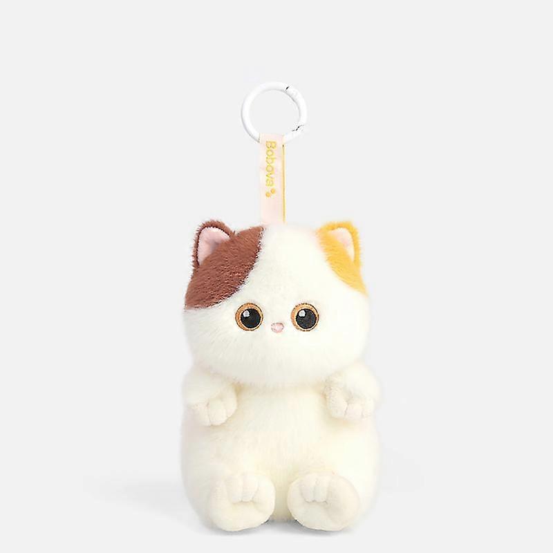 15cm/5.9in Cute Cat Plush Toy Pendant, 3 Styles (Black Cat, Siamese Cat, Calico Cat), Soft Child-Safe Fabric, Cute Expression, Full Of Cuten