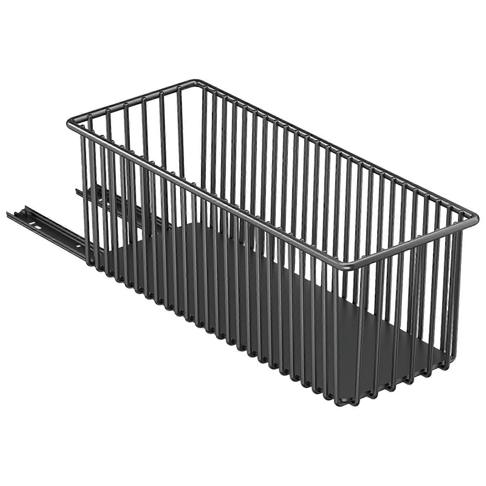 Sink Organizer Sliding Cabinet Storage Rack MultiLayer Mesh Baskets PullOut Shelves with Tracks SpaceSaving Closet