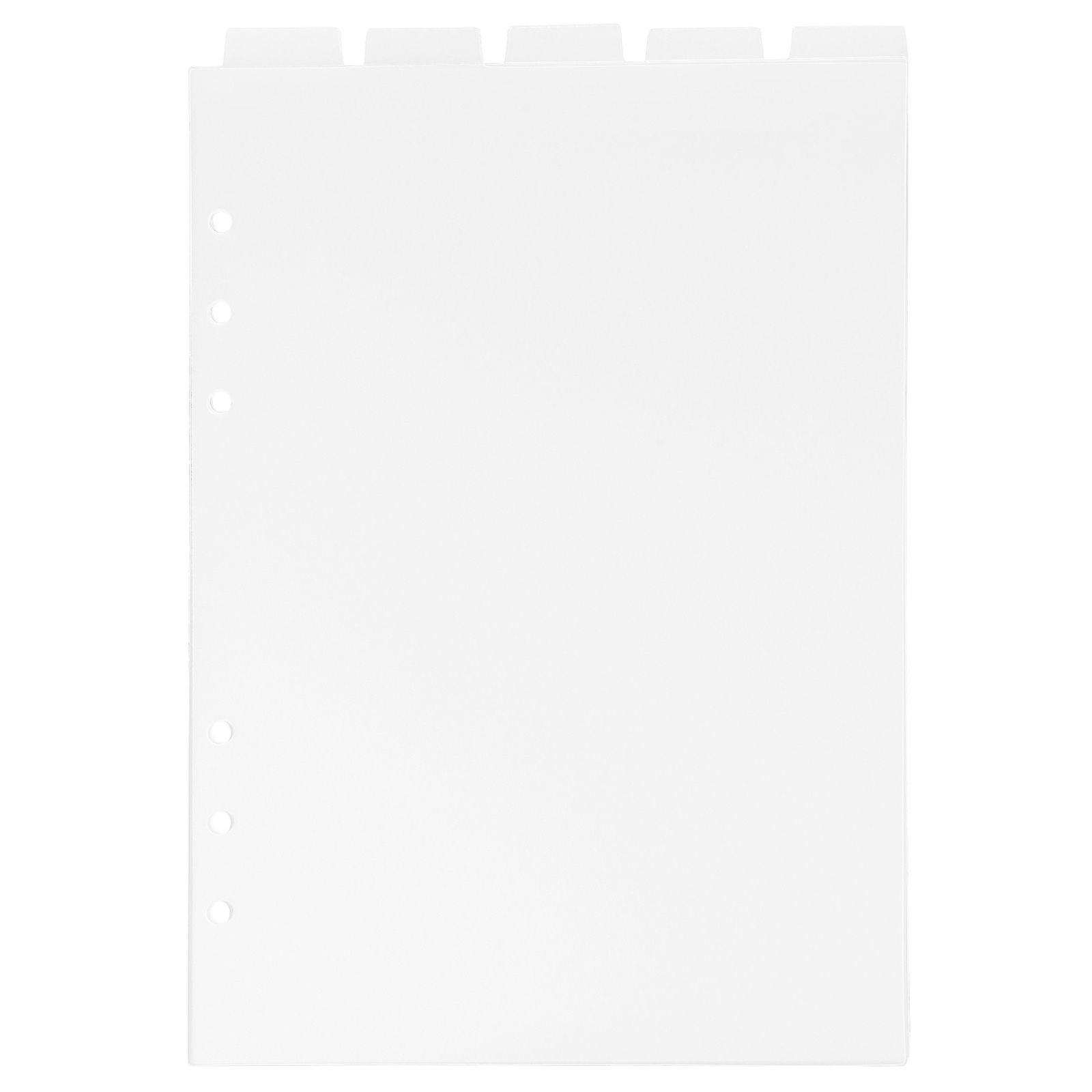 Notebook Tab Page A5 Notebook Divider PVC Tab Dividers Binder Page Dividing Supply