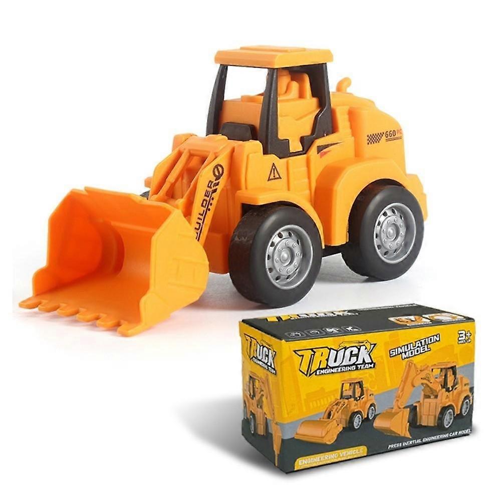 Press Sliding Excavator Simulation Model Bulldozer High Quality Engineering Vehicle Model  Gifts
