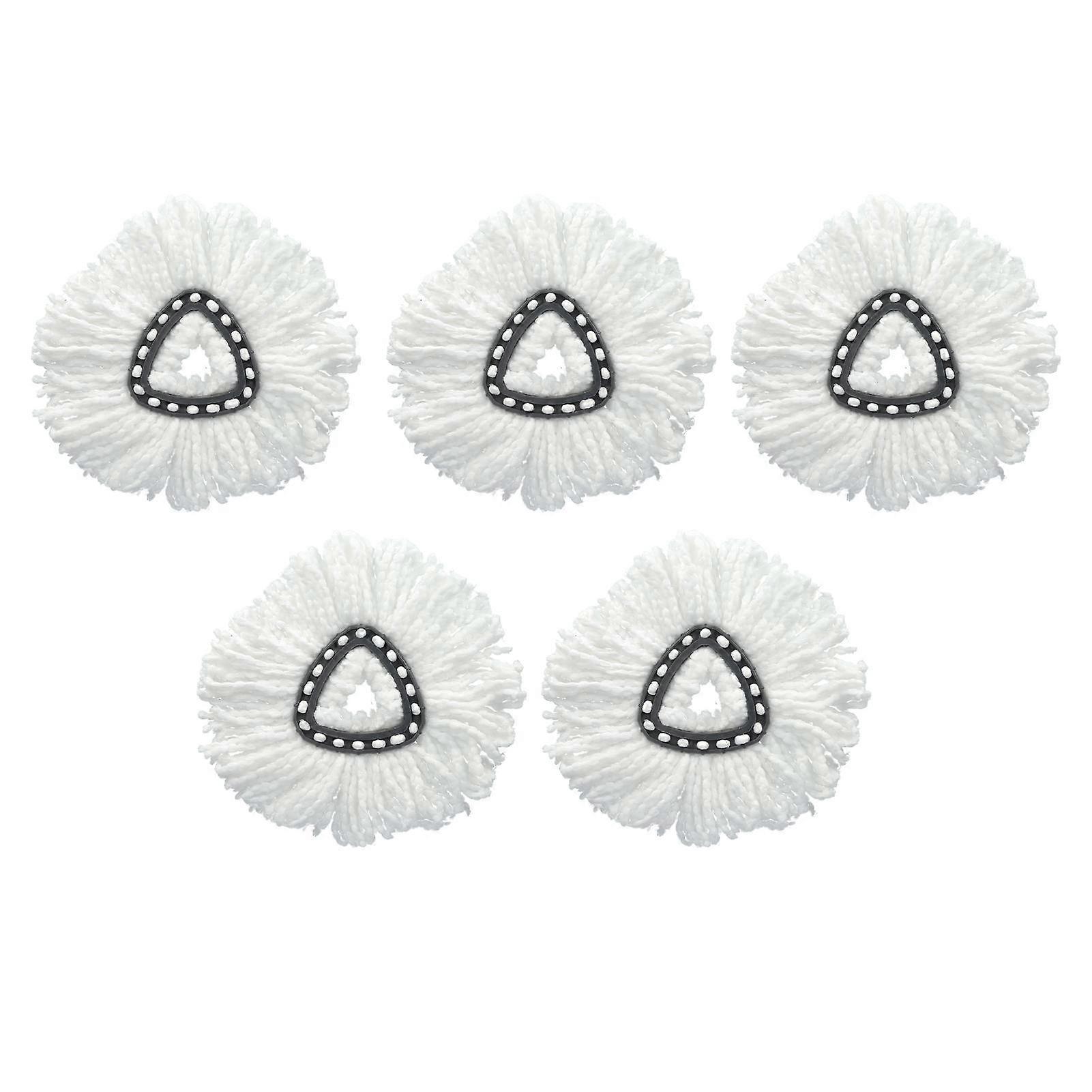 5PCS Mopping Heads Replacement Fiber Mop Cloth Refills Compatible for OCedar Rotating Mop