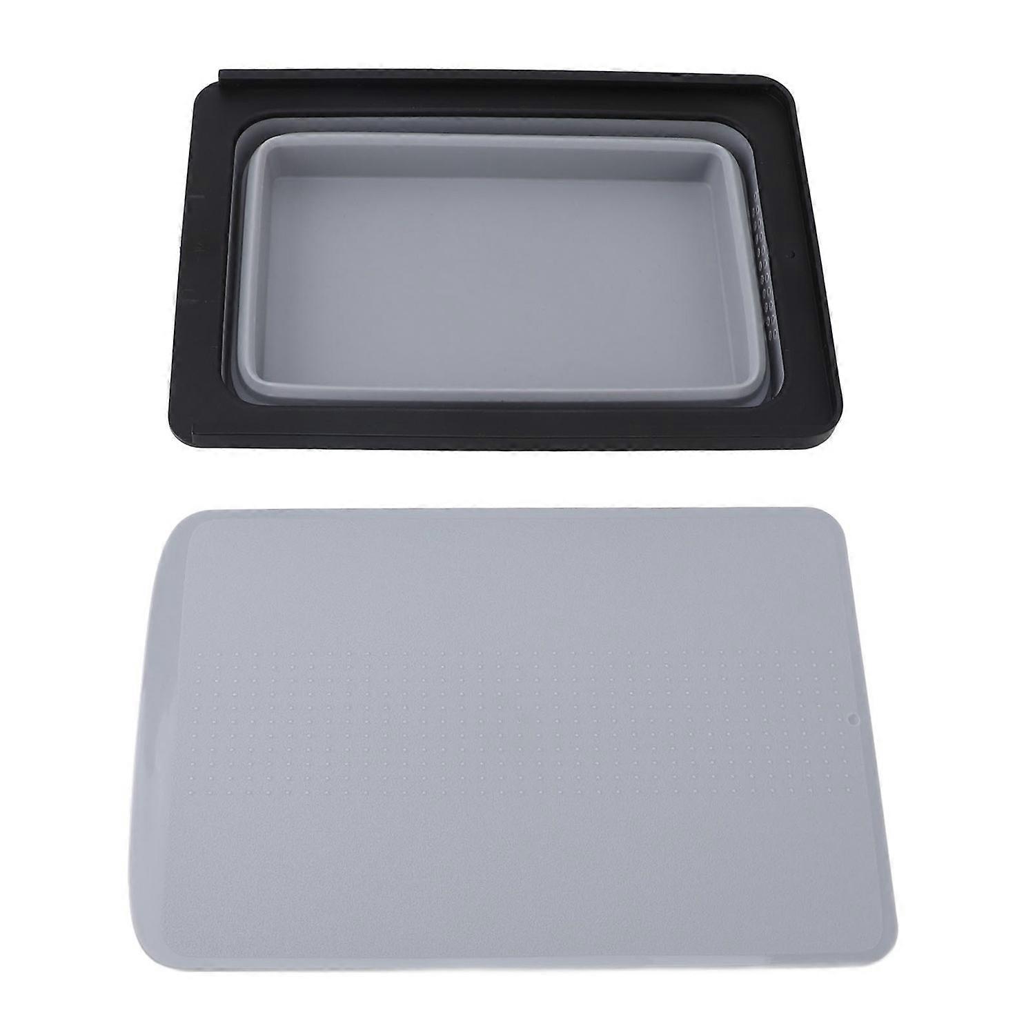 2 in 1 Foldable Cutting Board Dish Tub Multifunction Space Saving Portable Folding Chopping Board Ca