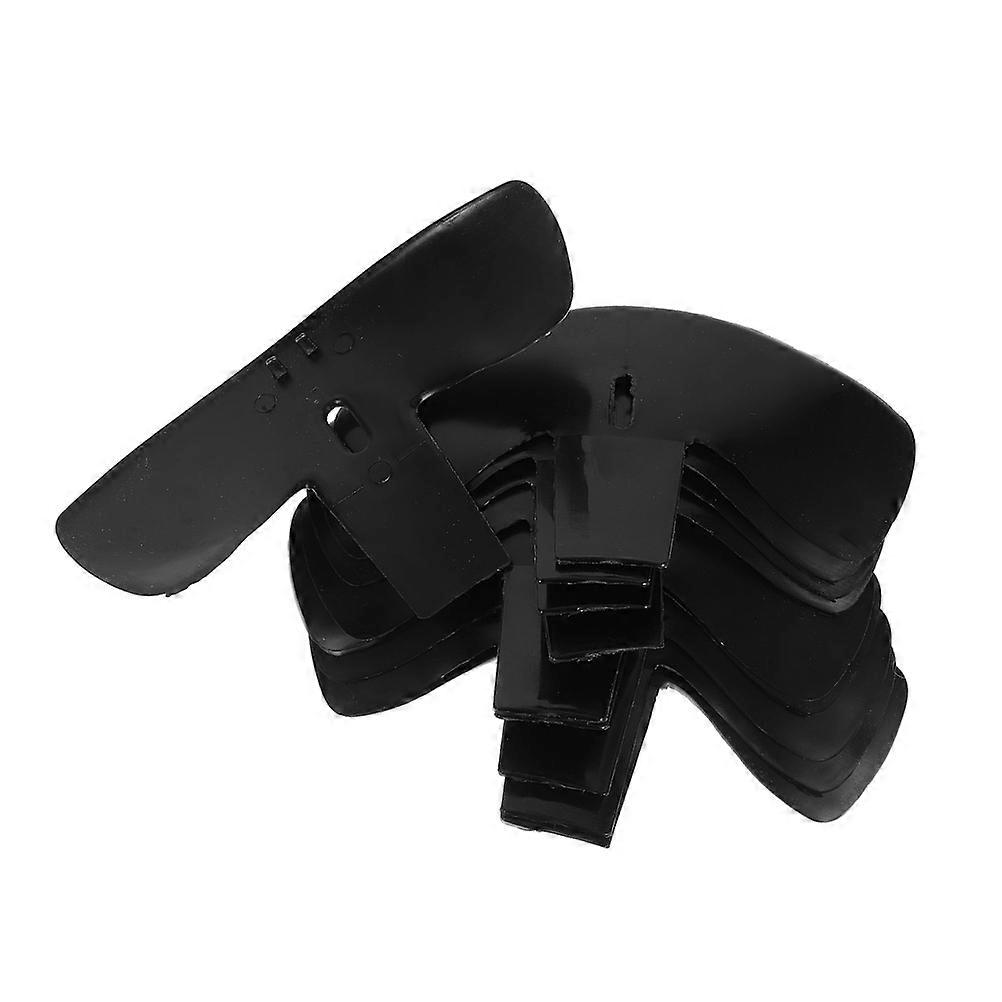 Hat Shaper Insert Baseball Cap Brim Support for Shape Retention 20Pcs Black