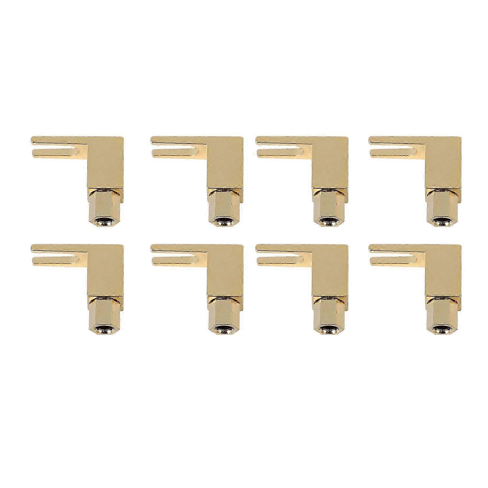banana plug to spade adapter 8 pcs wy-yp01-8 high-end speaker connector
