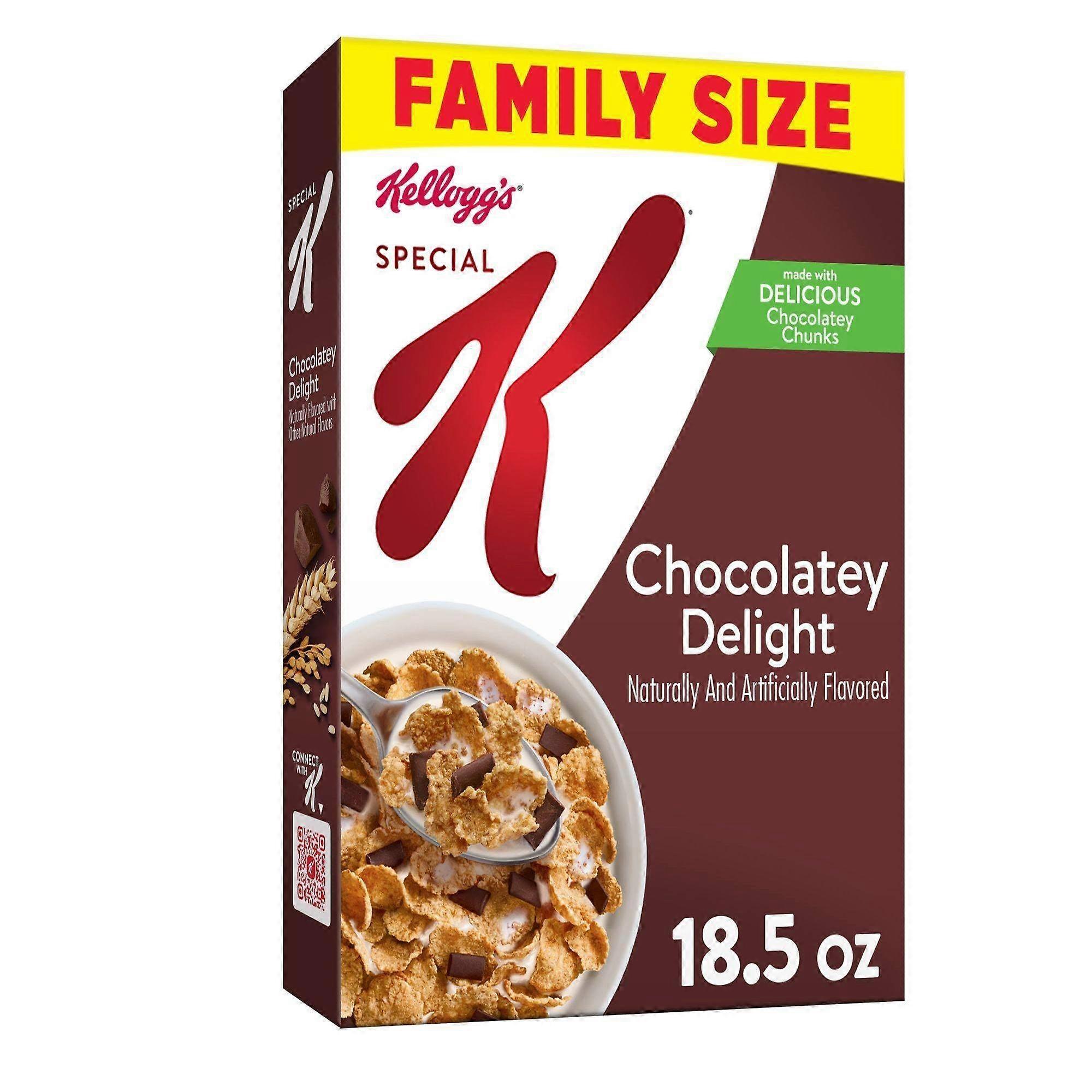 Special K Chocolately Delight 早餐麦片，家庭装，18.5 盎司