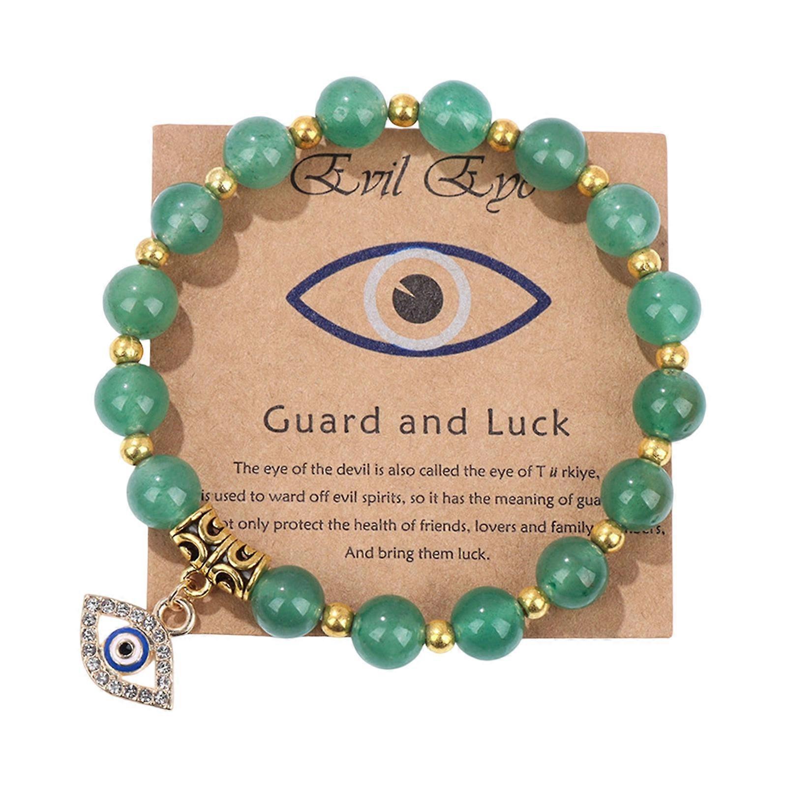 Elegant Rose Equid Stone Sphere Malocchio Charm Modifiable Mixture Bangle Perfect For Multiple Instances Multicolor