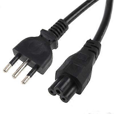 3 Prong Style Italian Notebook AC Power Cord, Length: 1.5m