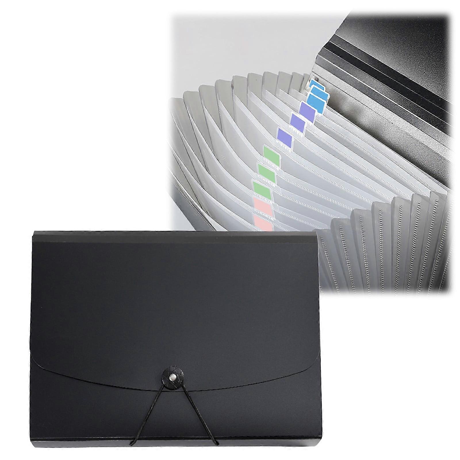 Federra Expanding File Folder, 13 Pockets Accordion Organizer, Compatible with Aesthetic Document Storage for Work, School, Home