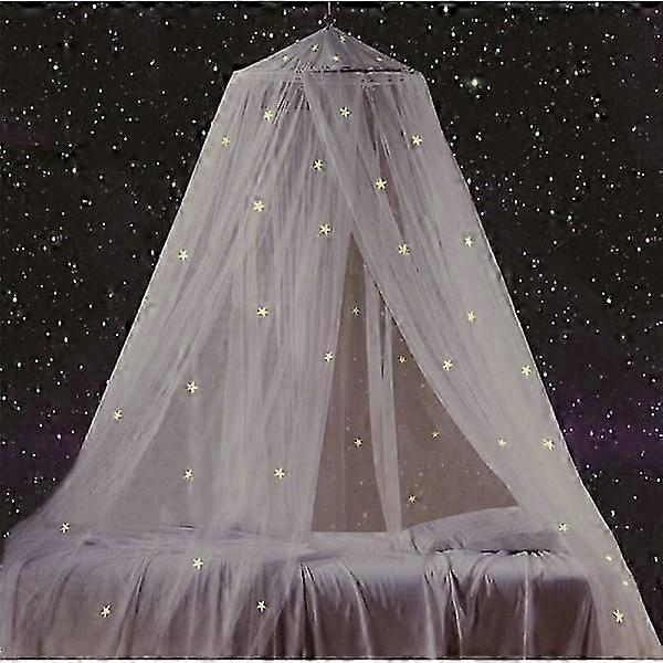 luminous stars bed canopy for children