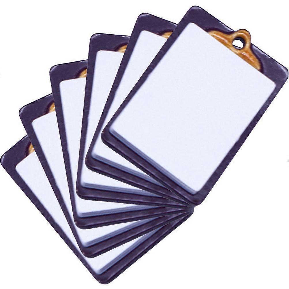 Miniature Writing Board Toy for Hobbyists Multi Paper Alloy Photo Prop 6Pcs
