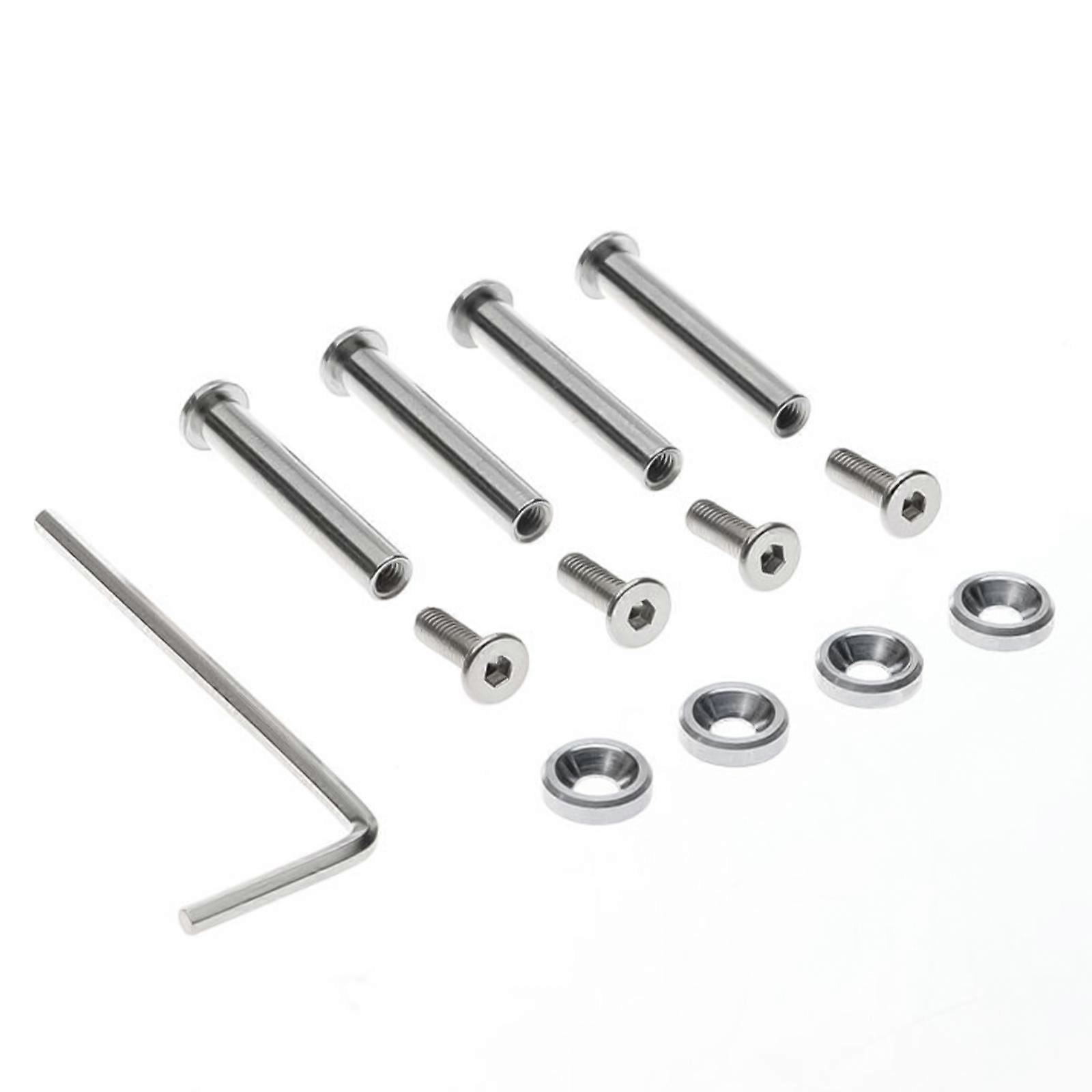 Fan Screw Set for Computer Repair Enthusiasts Replace PC Case Fan  Silver