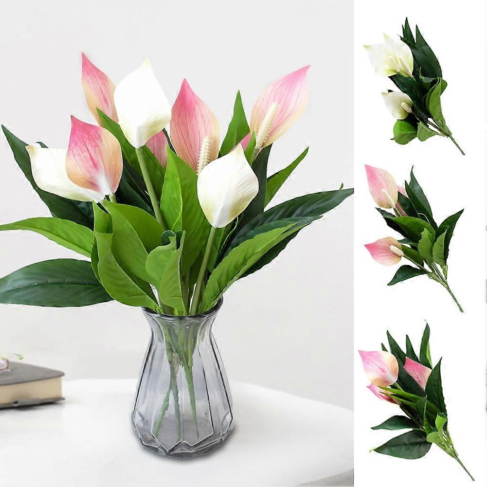 Shenmeida 3 db művirág, művirág dekorációhoz, művirágok otthonra, konyhába, irodába, esküvőre, tavaszi ünnepekre, Valentin-napra, dekorációhoz