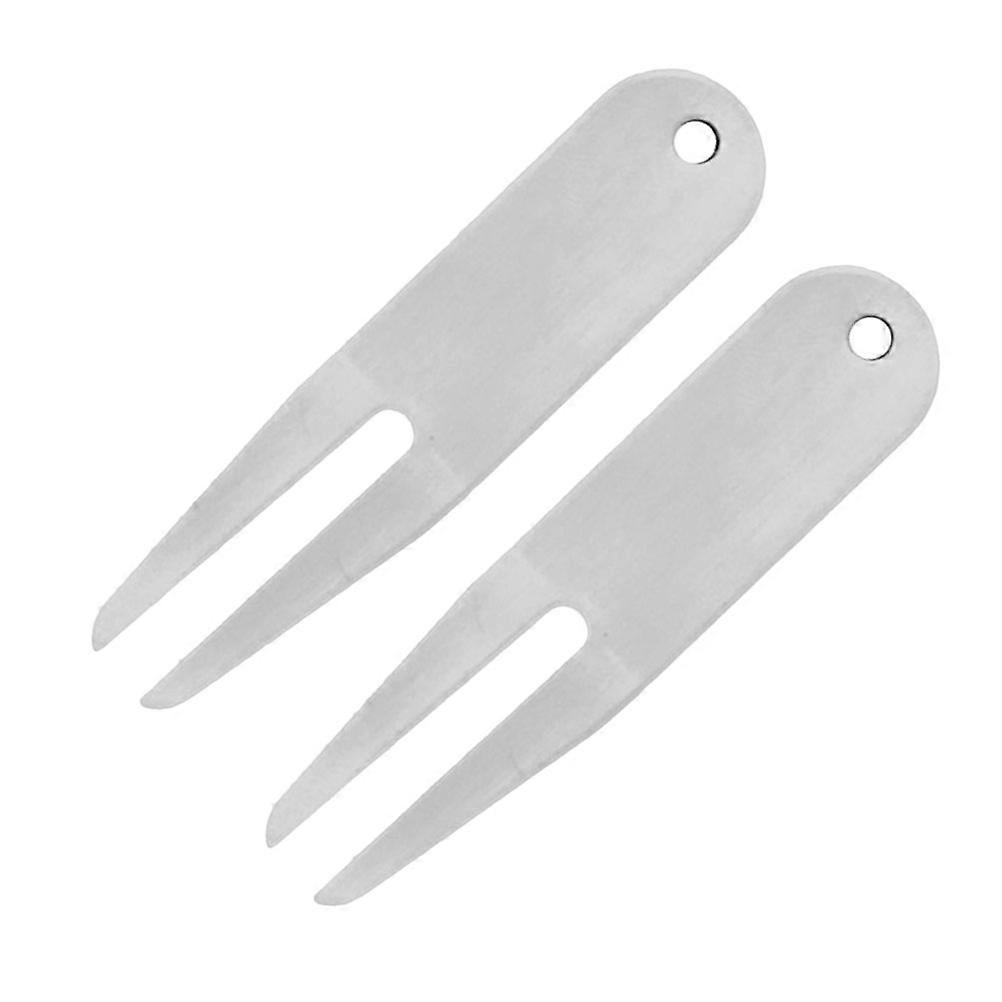 Golf Fork Straps Green Accessories Curved Tool Repairing Divot Tools 2 Pcs